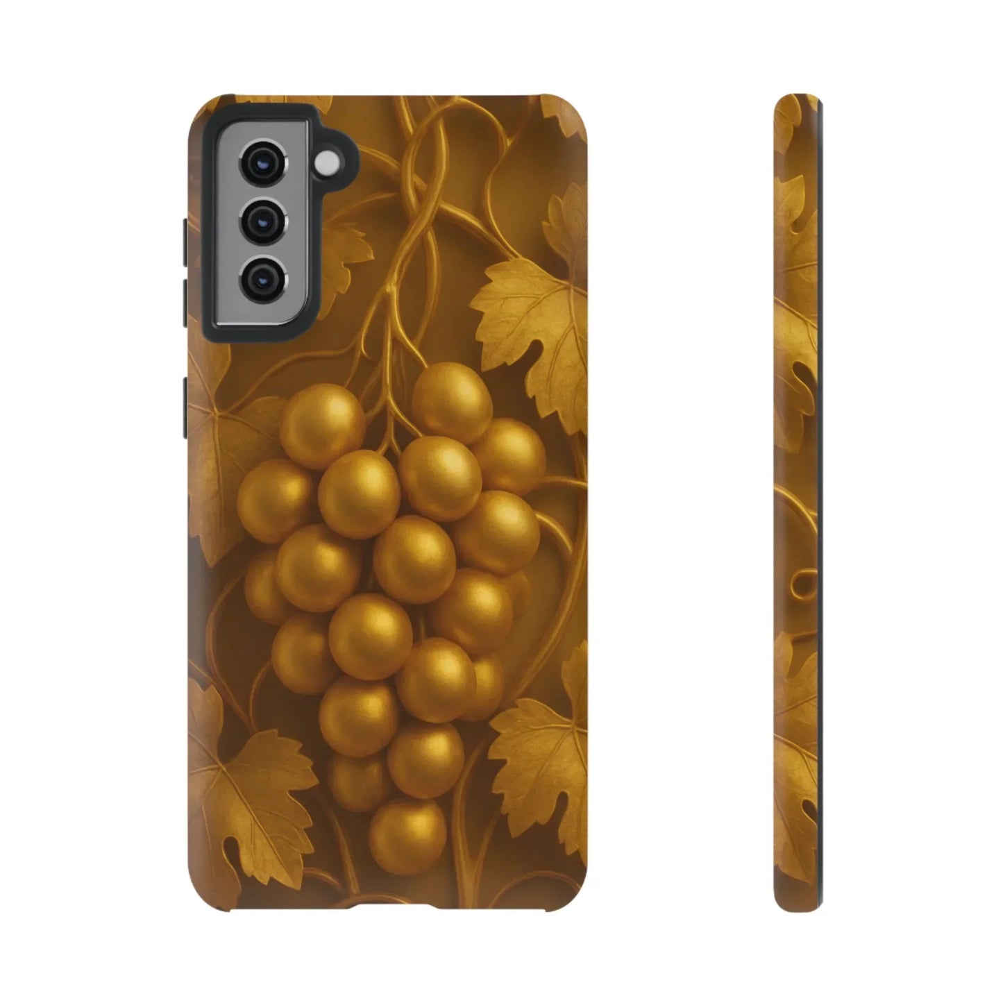 Golden Grapes Phone Case for Samsung Galaxy S10-S25 Models - KarArmDesign