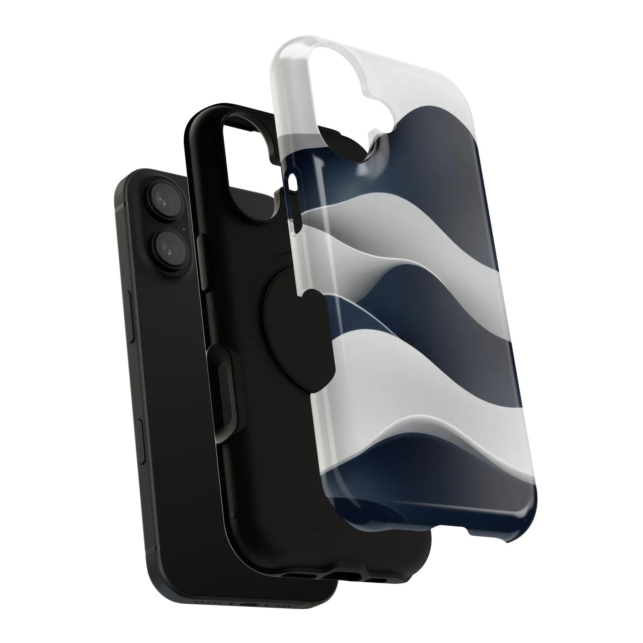 Ocean Flow Phone Case for iPhone 11-17 and Galaxy S21-S22 - KARARMDESIGN