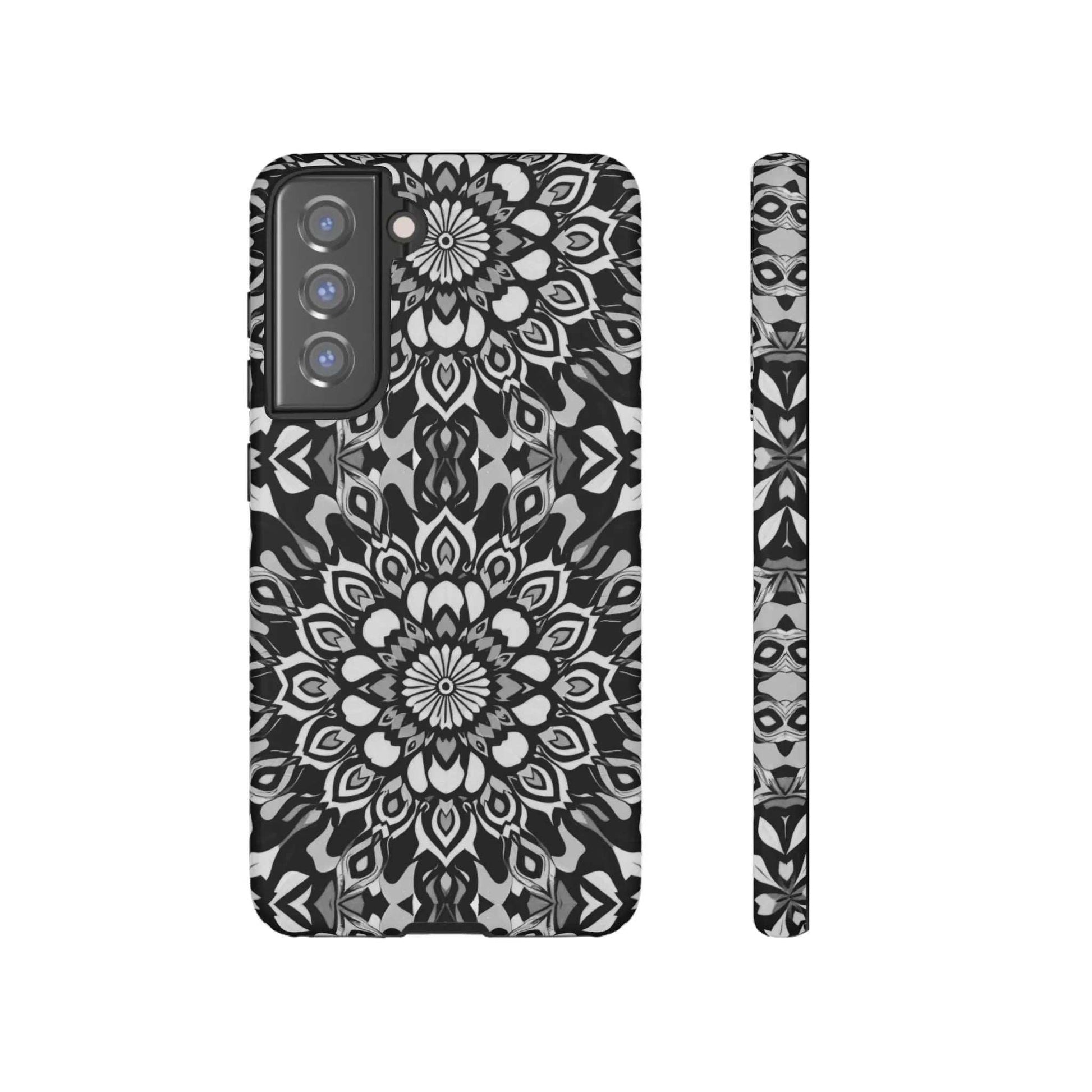 Mandala Phone Case for iPhone and Galaxy - KARARMDESIGN