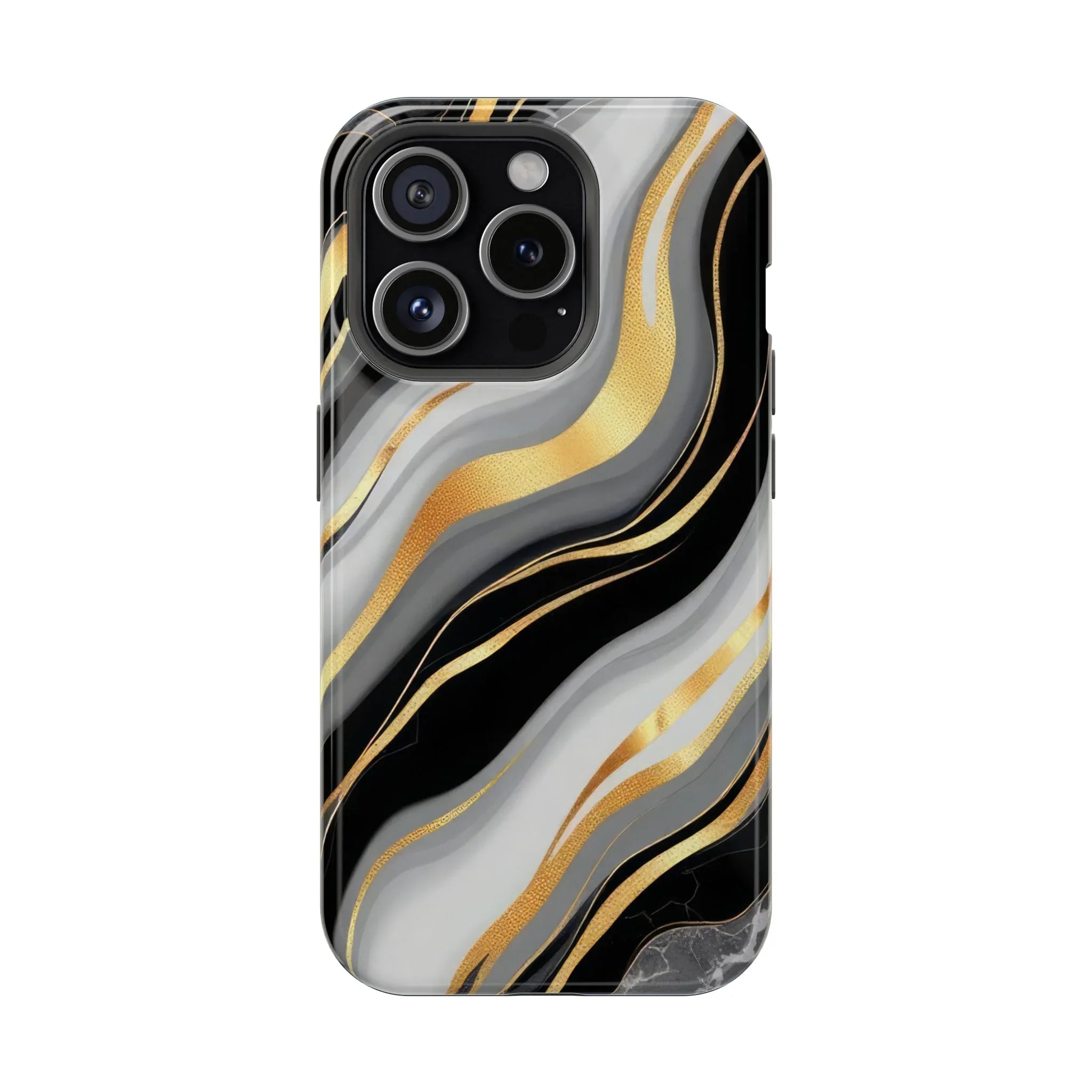 Modern Marble Flow Phone Case for iPhone 11-17 - KARARMDESIGN