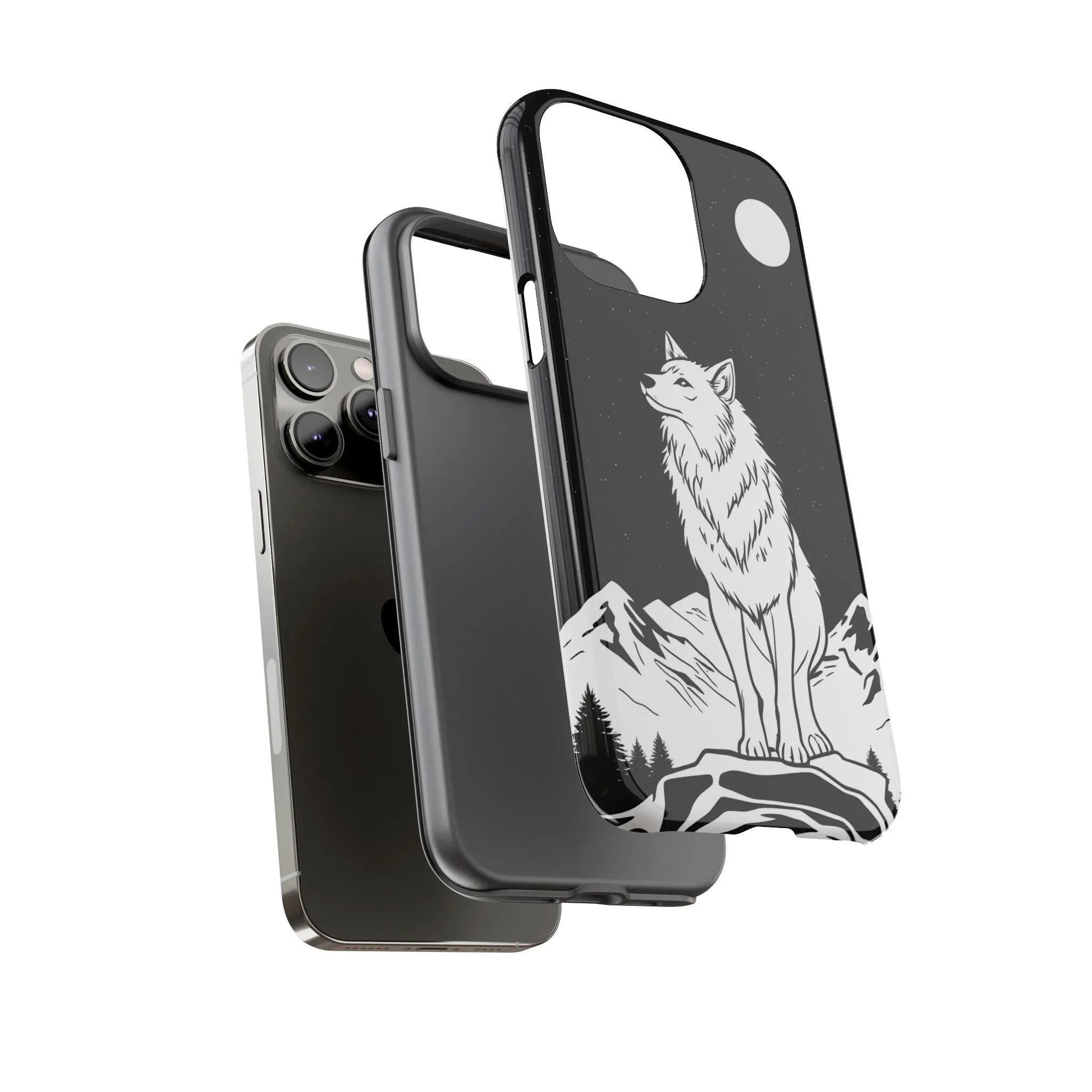 Majestic Wolf Phone Case for iPhone and Galaxy - KARARMDESIGN
