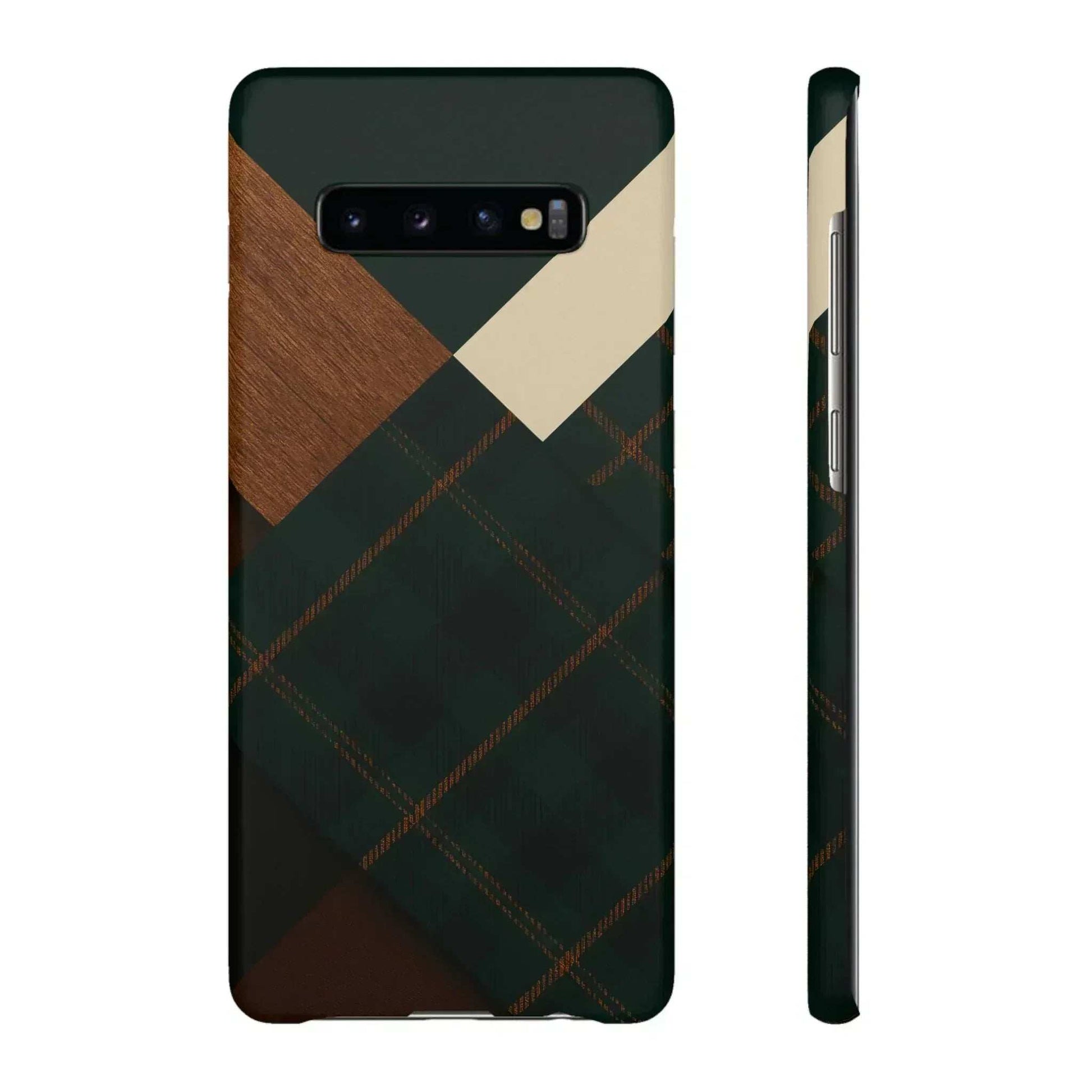 Rustic Green Phone Case for iPhone 8-16 and Galaxy S20-S24 - KARARMDESIGN