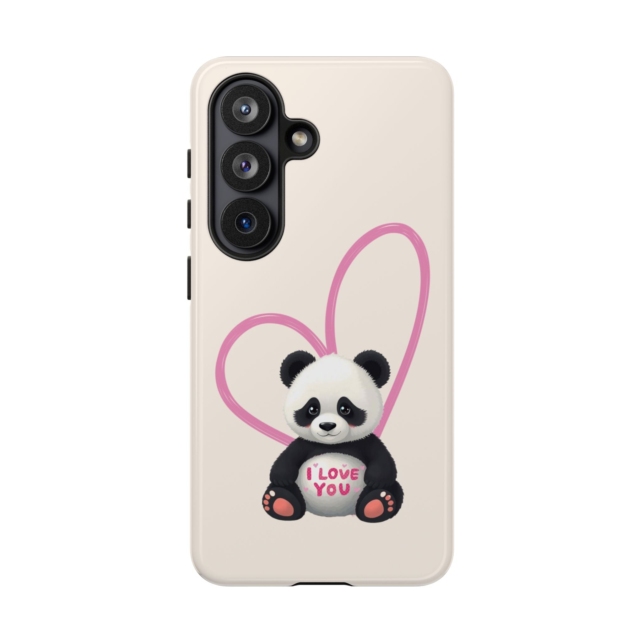 Adorable Panda Love Phone Case – Samsung Galaxy S20-S26
