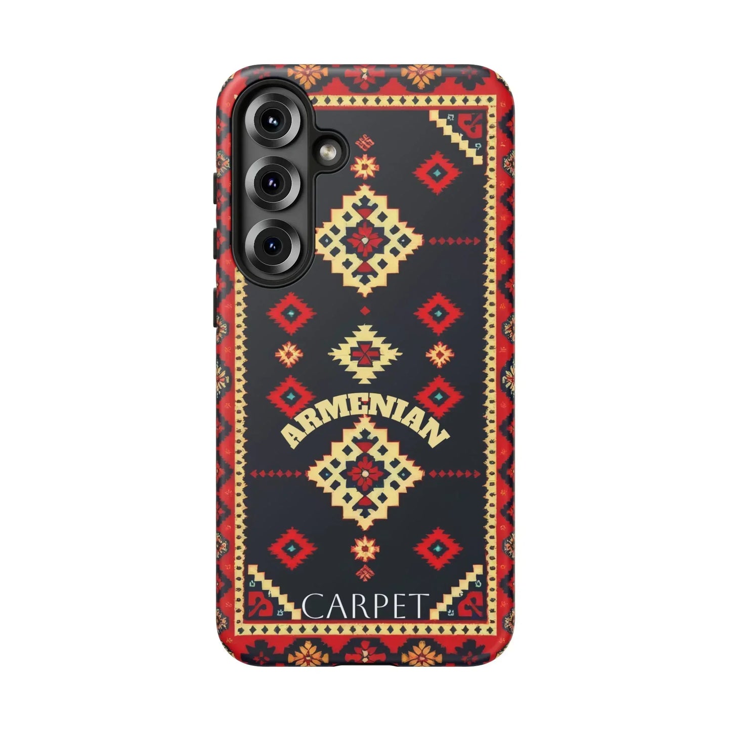 Armenian Carpet Design Phone Case for Samsung Galaxy and Google Pixel Models - KarArmDesign