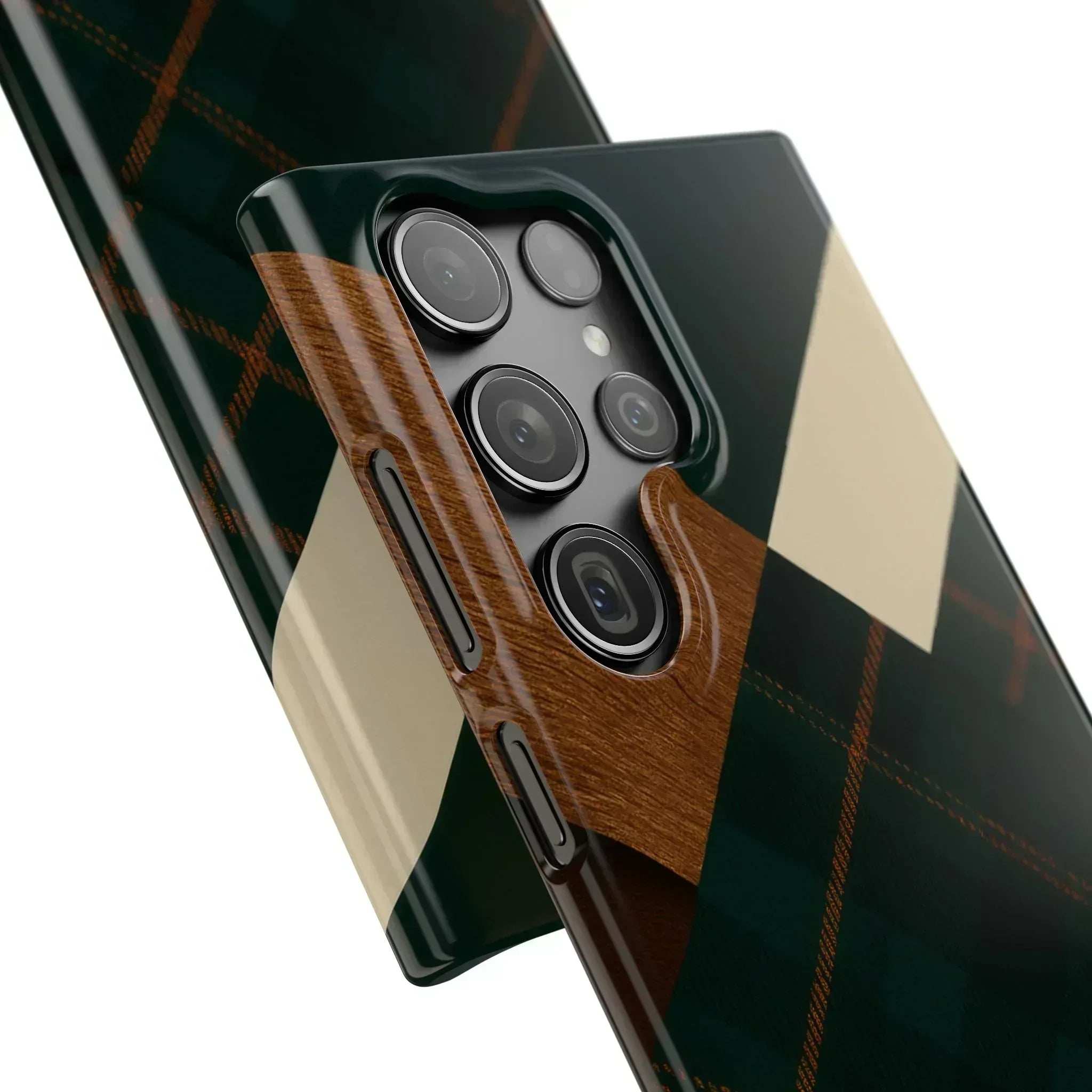 Rustic Green Phone Case for iPhone 8-16 and Galaxy S20-S24 - KARARMDESIGN