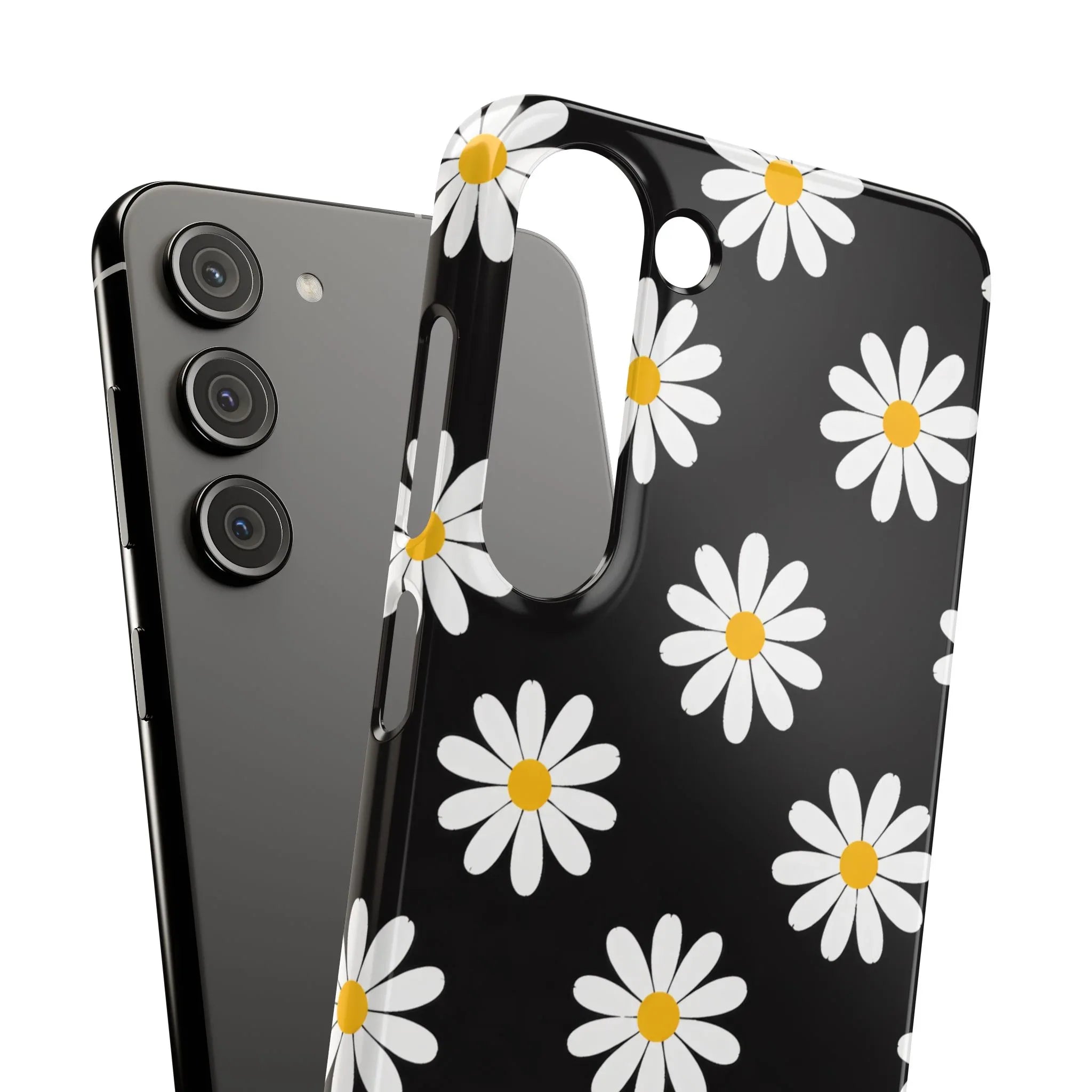 Daisy Charm Phone Case for iPhone 11-17 and Galaxy S20-S25 - KARARMDESIGN