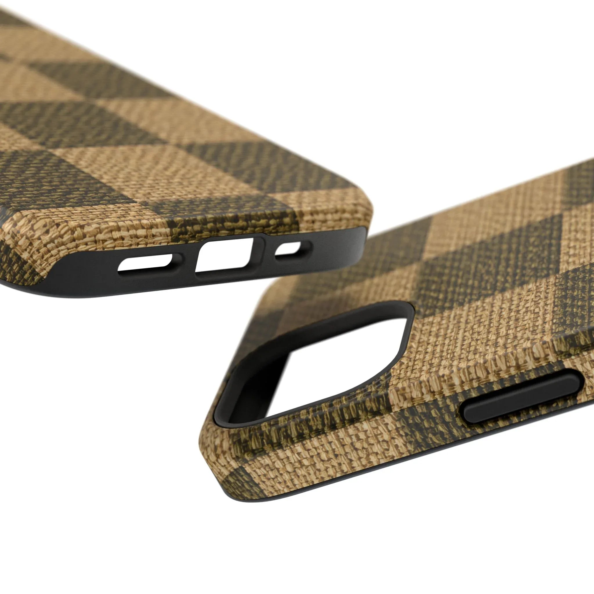 Rustic Woven Phone Case for iPhone 11-17 and Galaxy S21-S22 - KARARMDESIGN