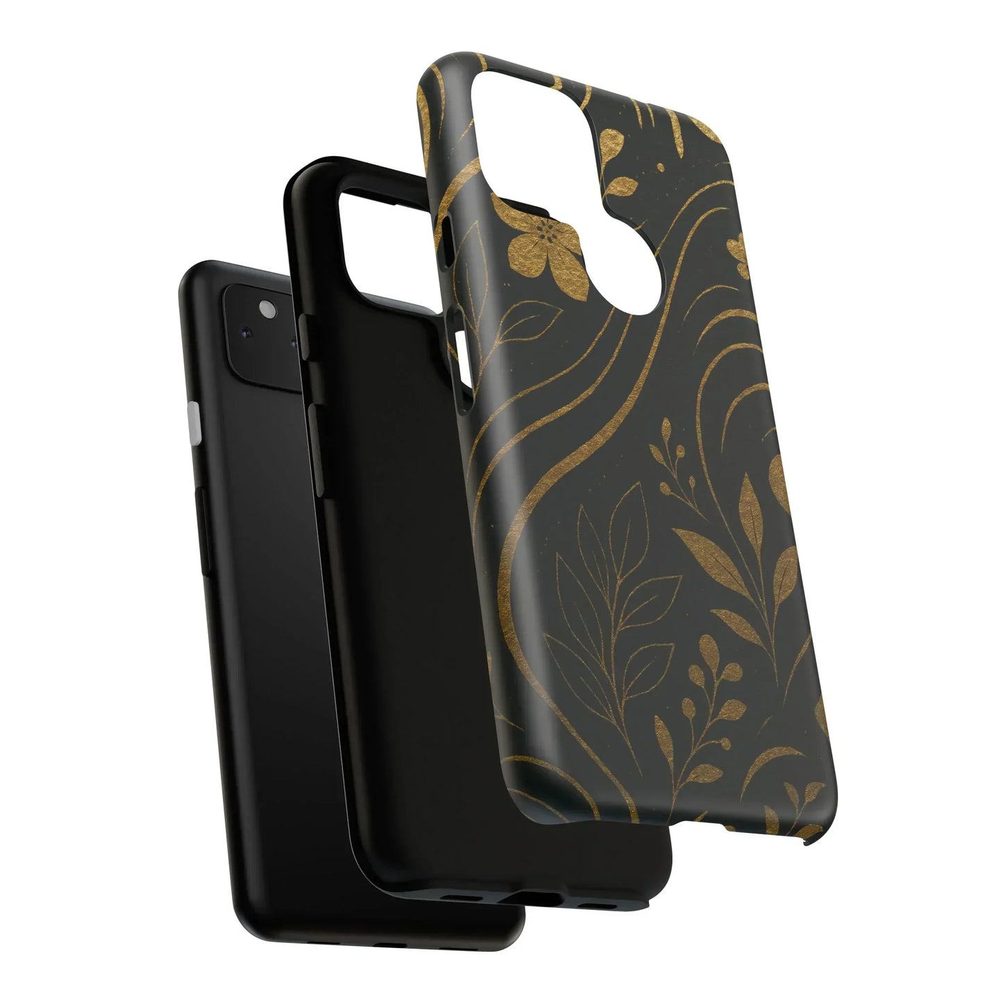 Foil Frenzy Abstract Gold Pattern Phone Case for Samsung Galaxy and Google Pixel - KarArmDesign