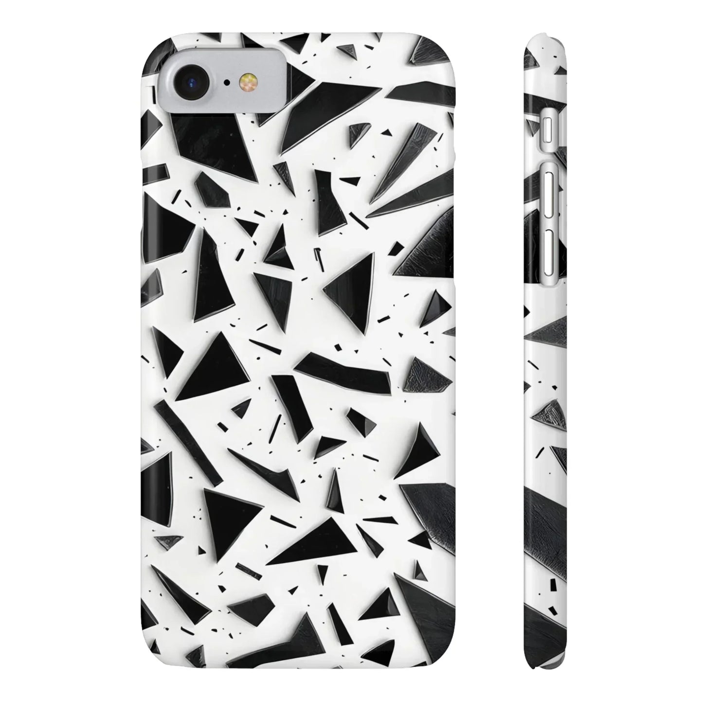 Abstract Slim Phone Case for iPhone 7 to 16 Models - KarArmDesign