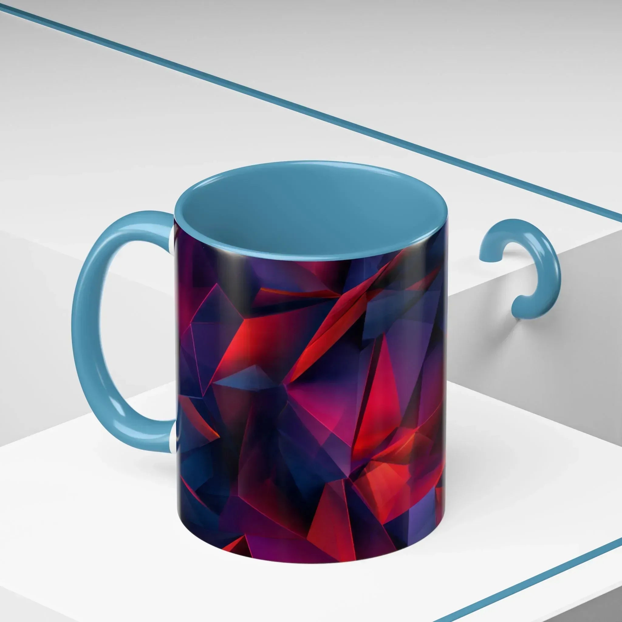Crystalline Ember Ceramic Mug - Accent Coffee Mug (11, 15oz) - KARARMDESIGN