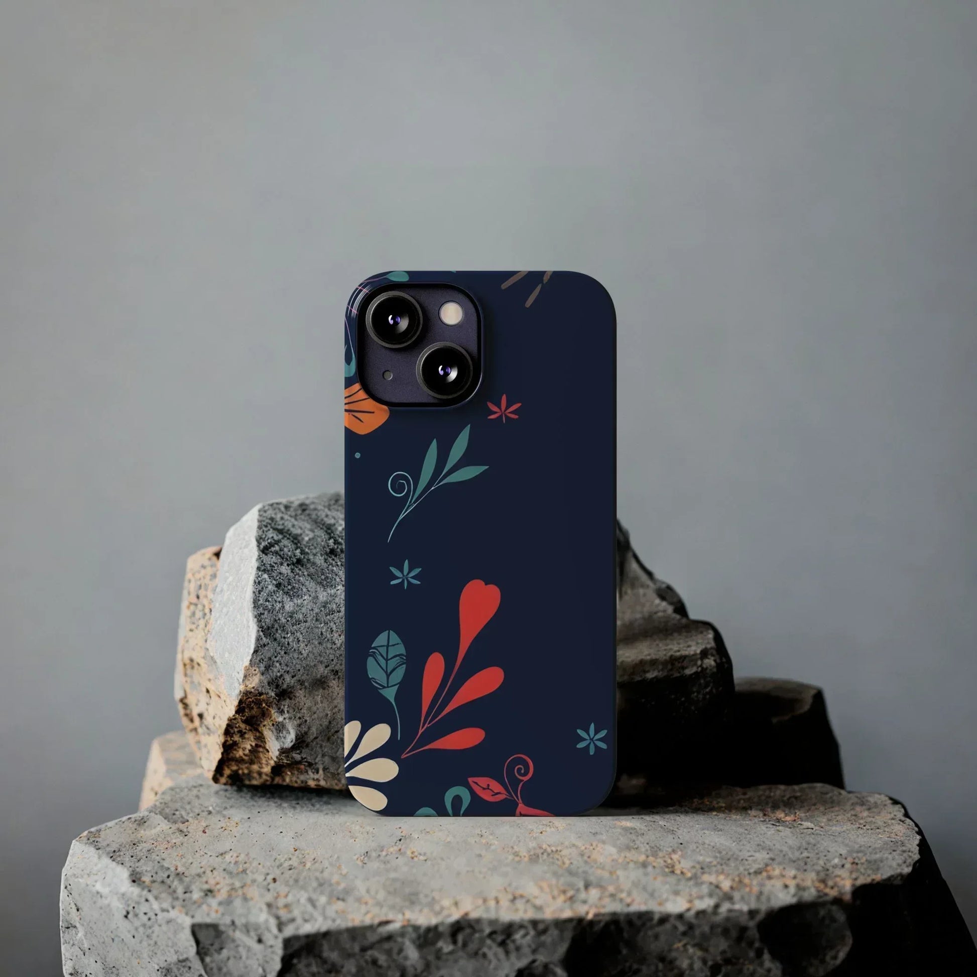 Nightshade Blossoms Phone Case for iPhone 11-17 - KARARMDESIGN