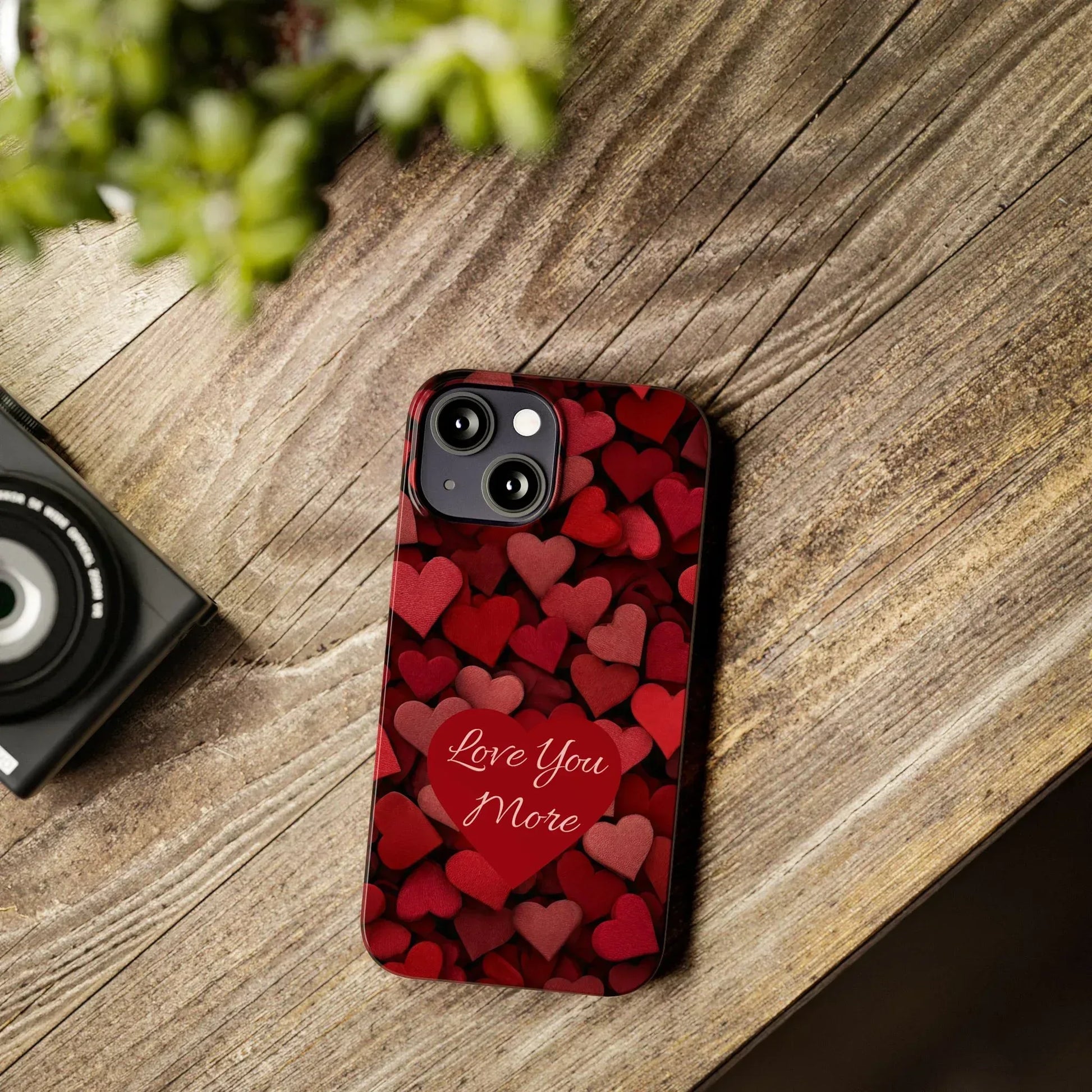 Love You More Phone Case Slim Phone Cases for iPhone 11-17 - KARARMDESIGN