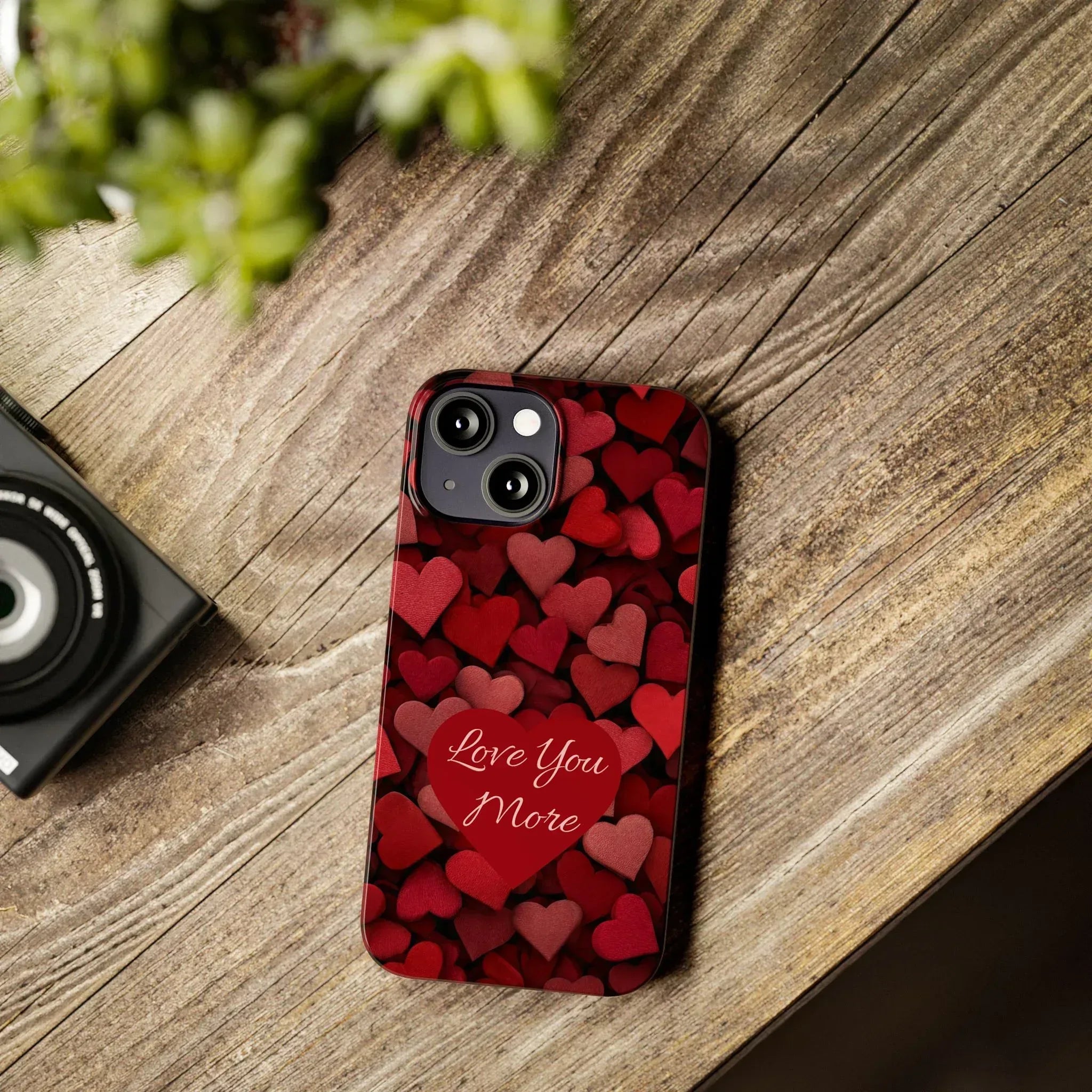 Love You More Phone Case Slim Phone Cases for iPhone 11-17 - KARARMDESIGN
