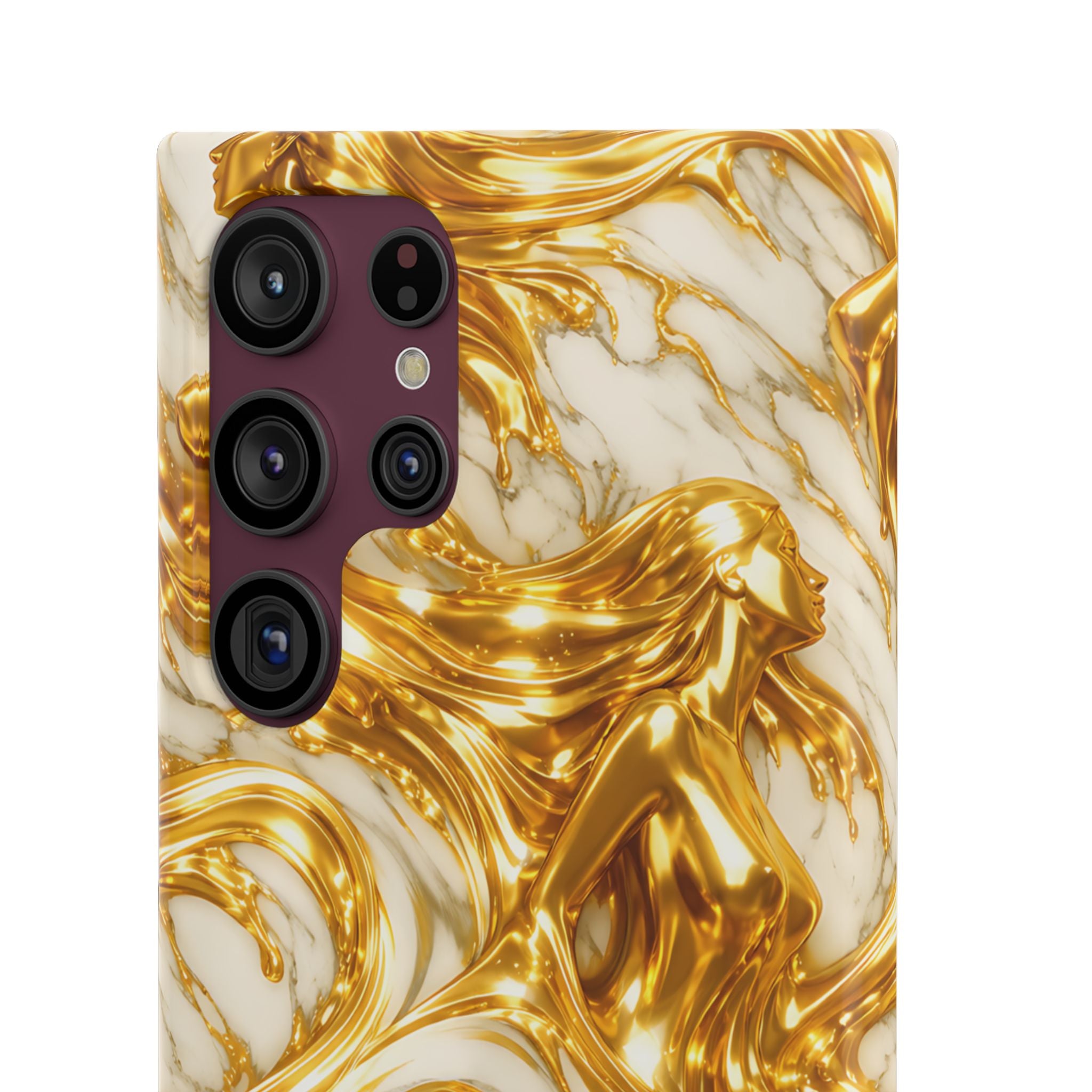 Divine Gold Woman Snap Phone Case for iPhone & Galaxy