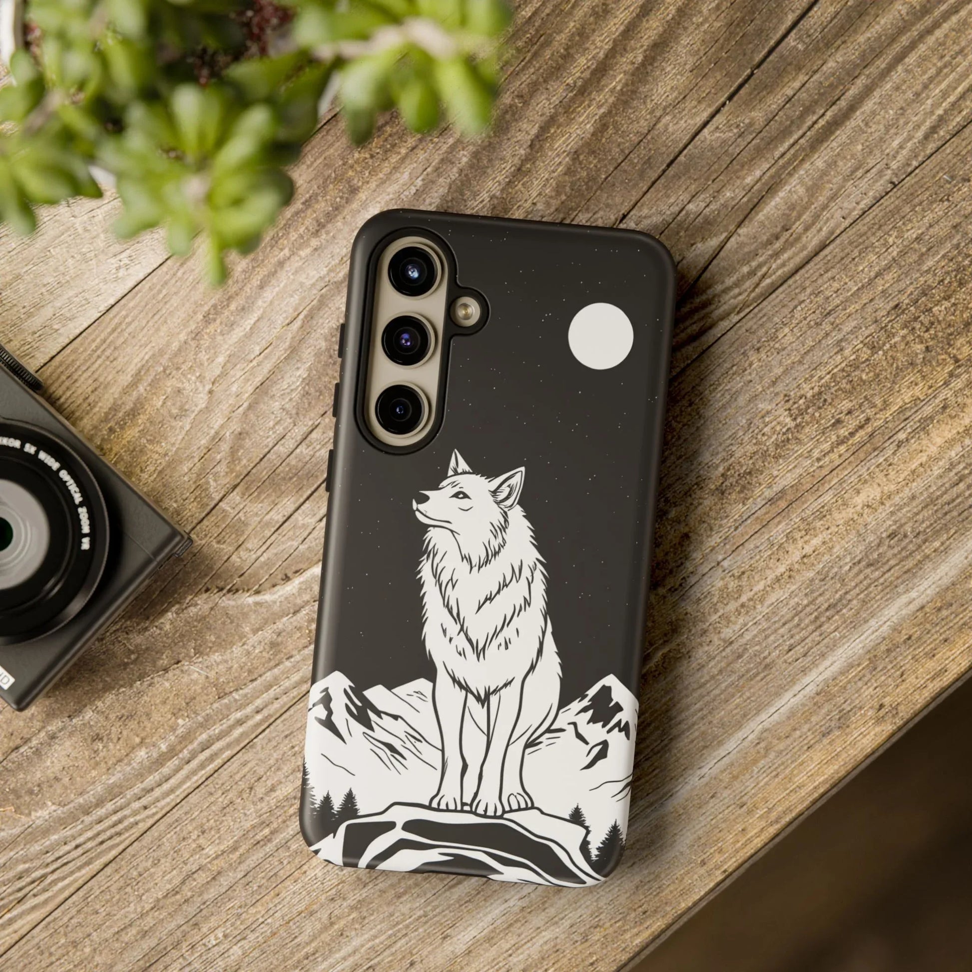 Majestic Wolf Phone Case for iPhone and Galaxy - KARARMDESIGN