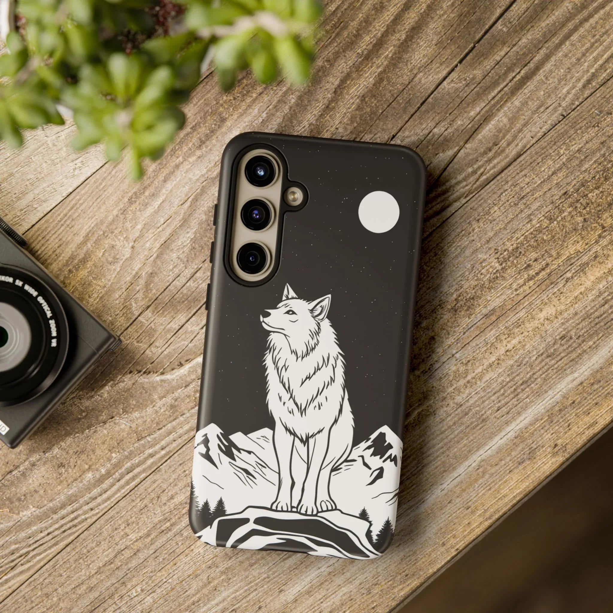 Majestic Wolf Phone Case for iPhone and Galaxy - KARARMDESIGN