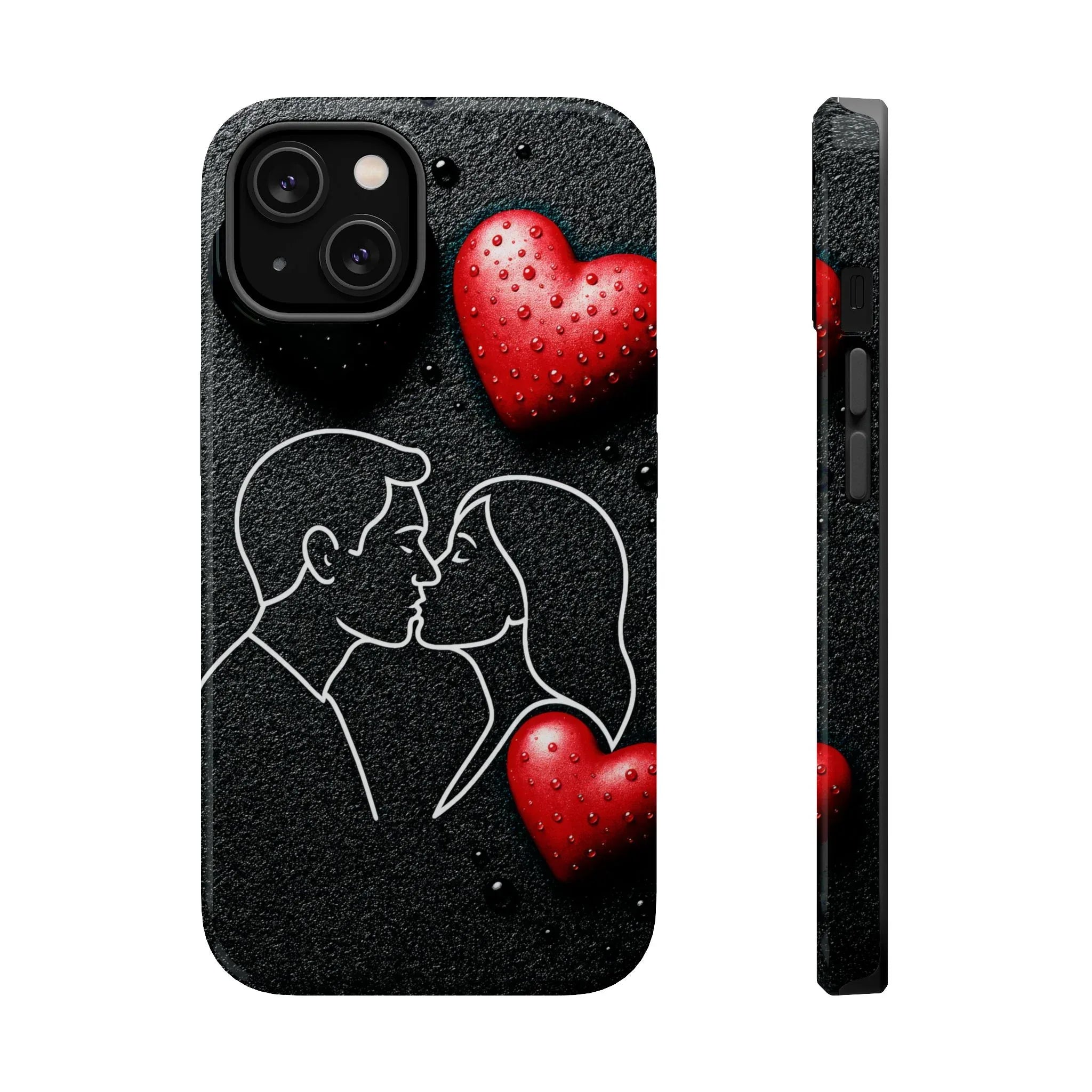 Midnight Kiss Phone Case for iPhone 13-17 - KARARMDESIGN