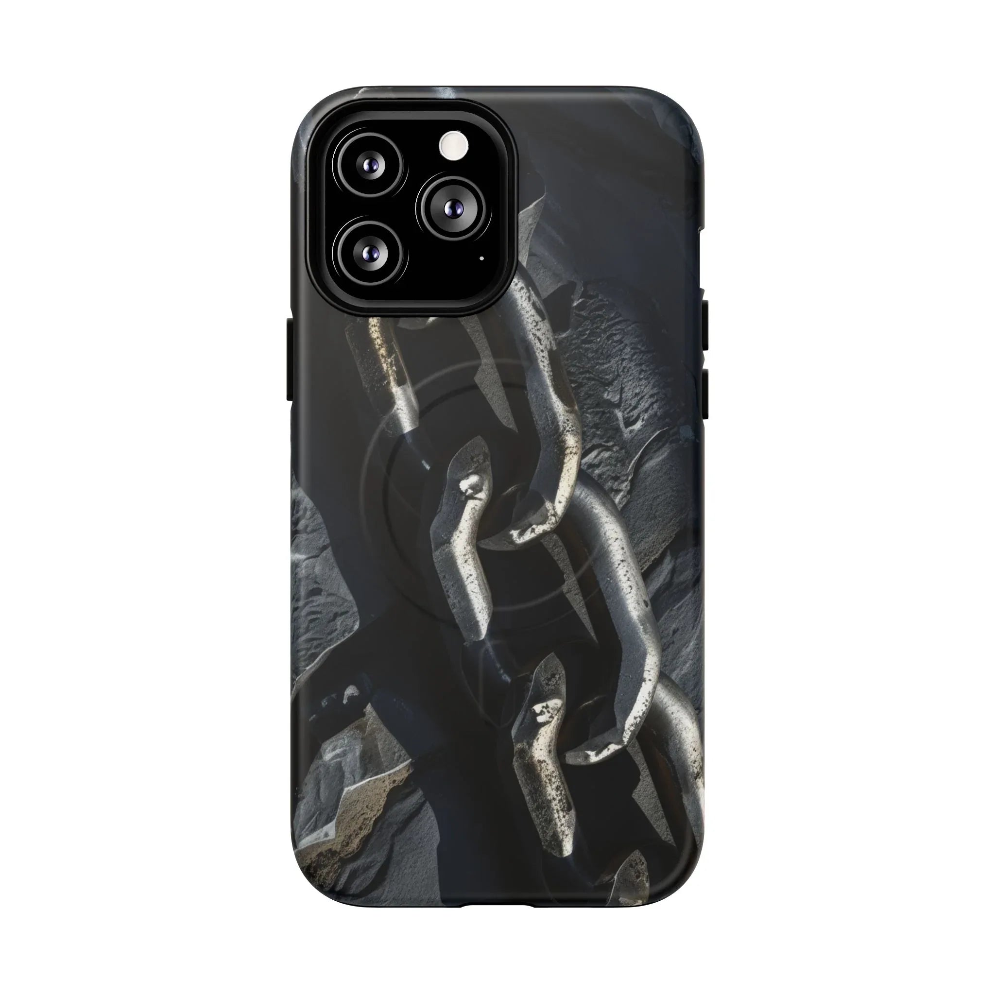 “Iron Chain” Tough Magnetic Phone Case for iPhone 13-17 - KARARMDESIGN