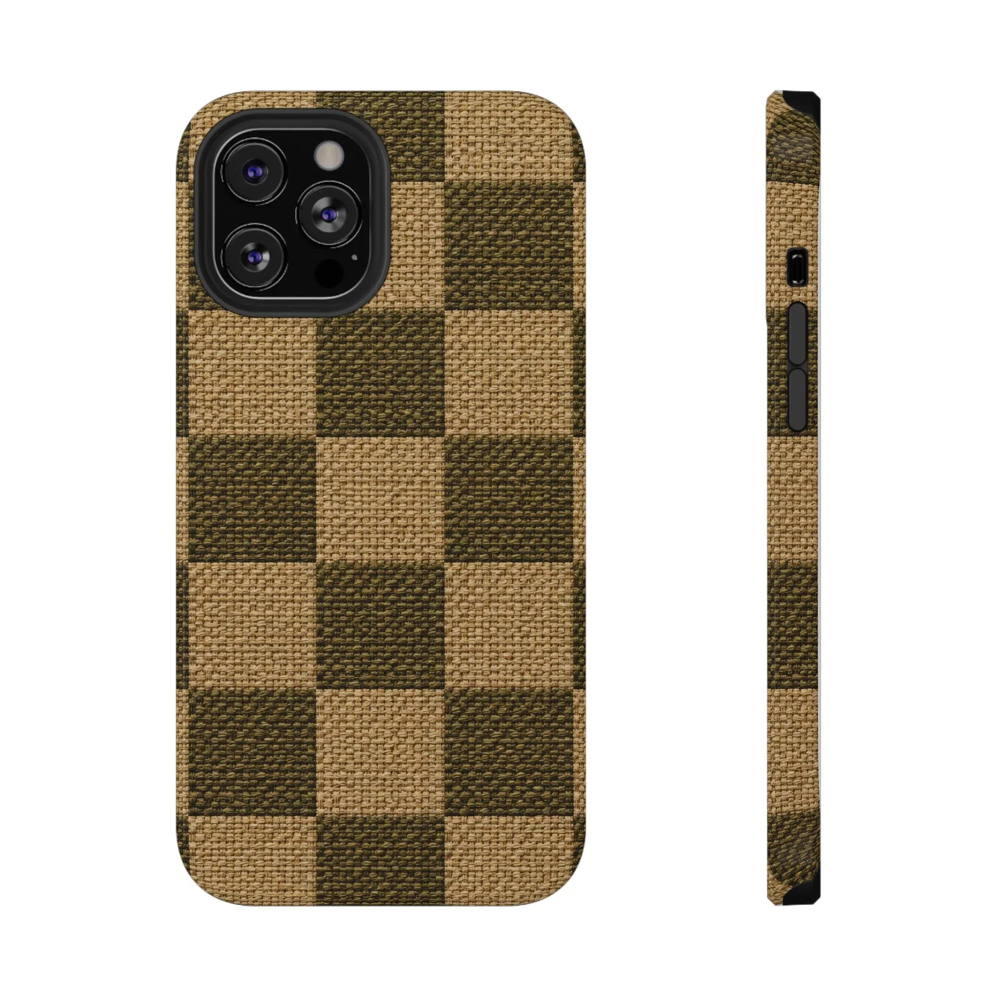 Rustic Woven Phone Case for iPhone 11-17 and Galaxy S21-S22 - KARARMDESIGN