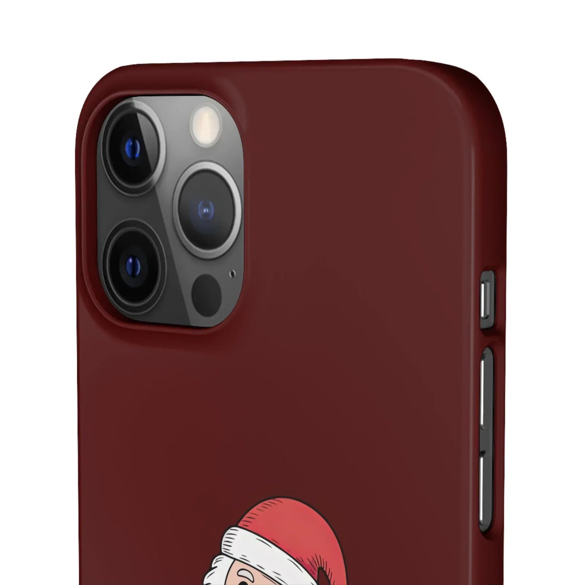 Crimson Claus Phone Case for iPhone 8-17 and Galaxy S20-S25 - KARARMDESIGN