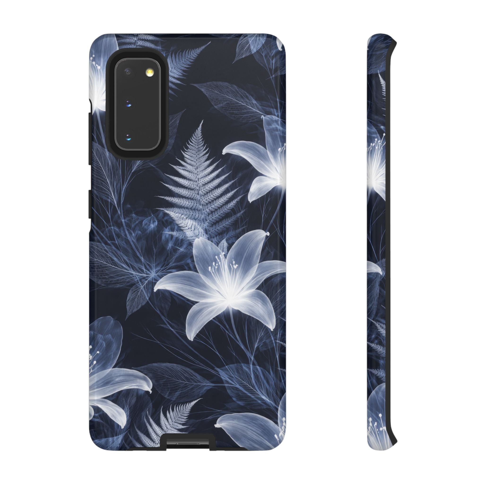 Moonlight Garden Phone Case for iPhone 11-17 and Galaxy S20-S26