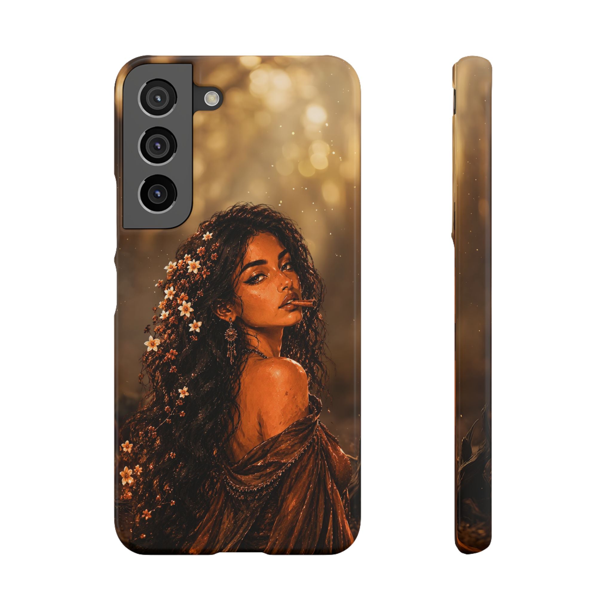 Cinnamon Girl Phone Case for iPhone 11-17 & Samsung Galaxy S20-S26
