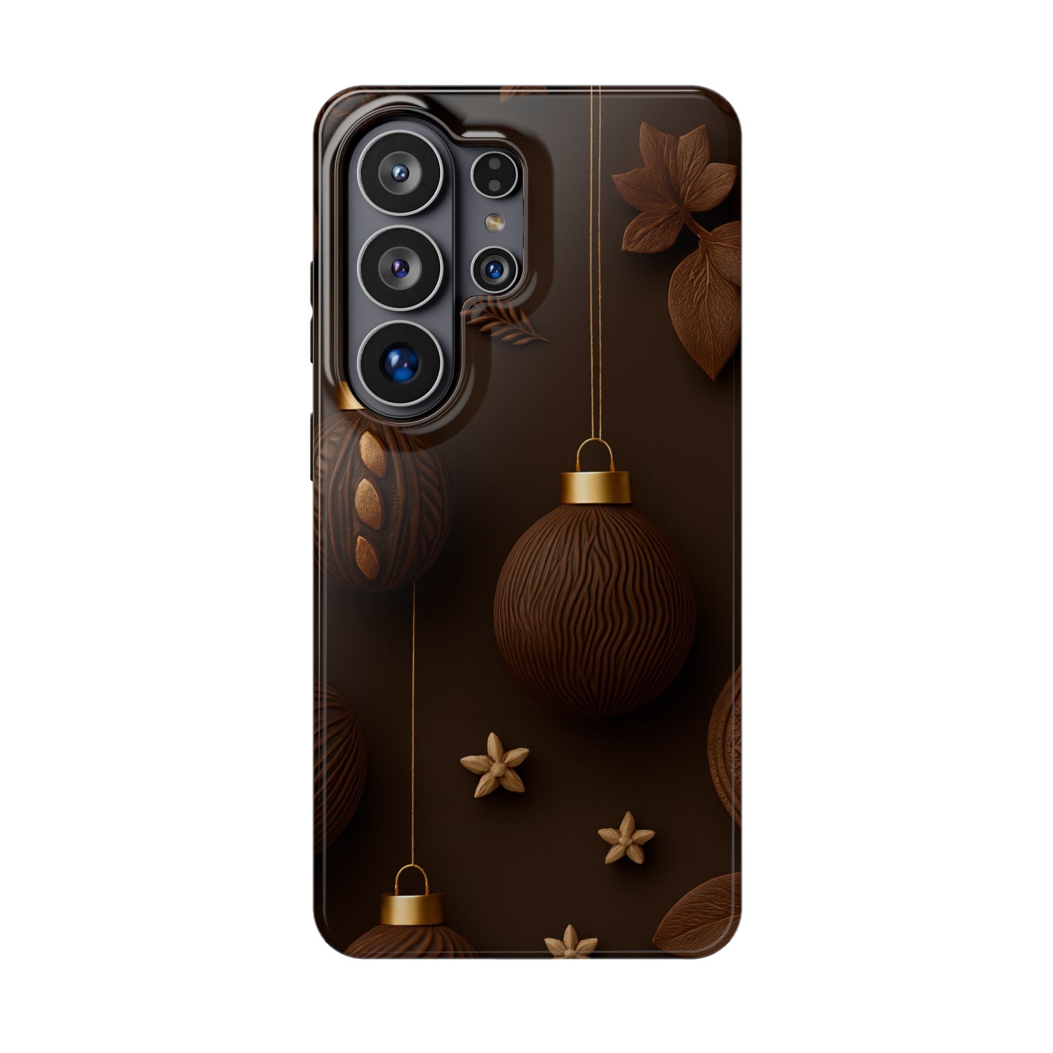 Chocolate Ornaments Phone Case for iPhone 11-17 and Galaxy S22-S26
