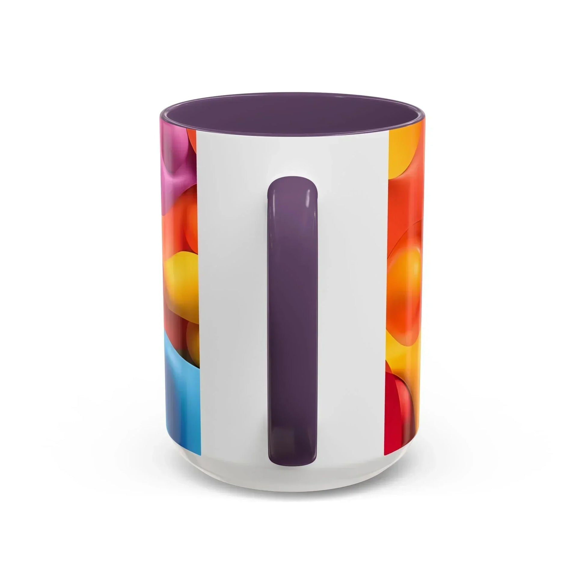 Bold Geometric Accent Coffee Ceramic Mug - KarArmDesign