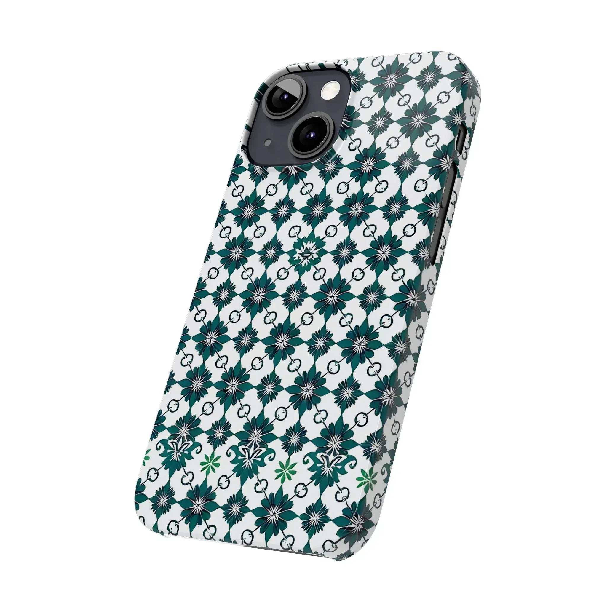 Elegant Geometric Pattern Phone Case for iPhone 11-17 - KARARMDESIGN