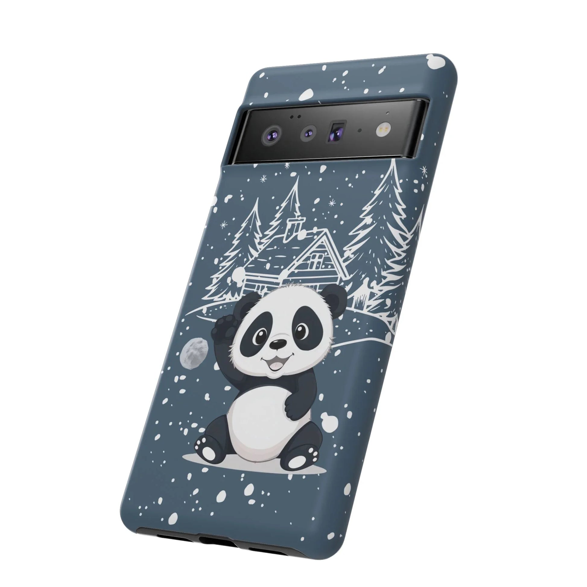 Cute Panda Phone Case for Samsung Galaxy and Google Pixel - KARARMDESIGN
