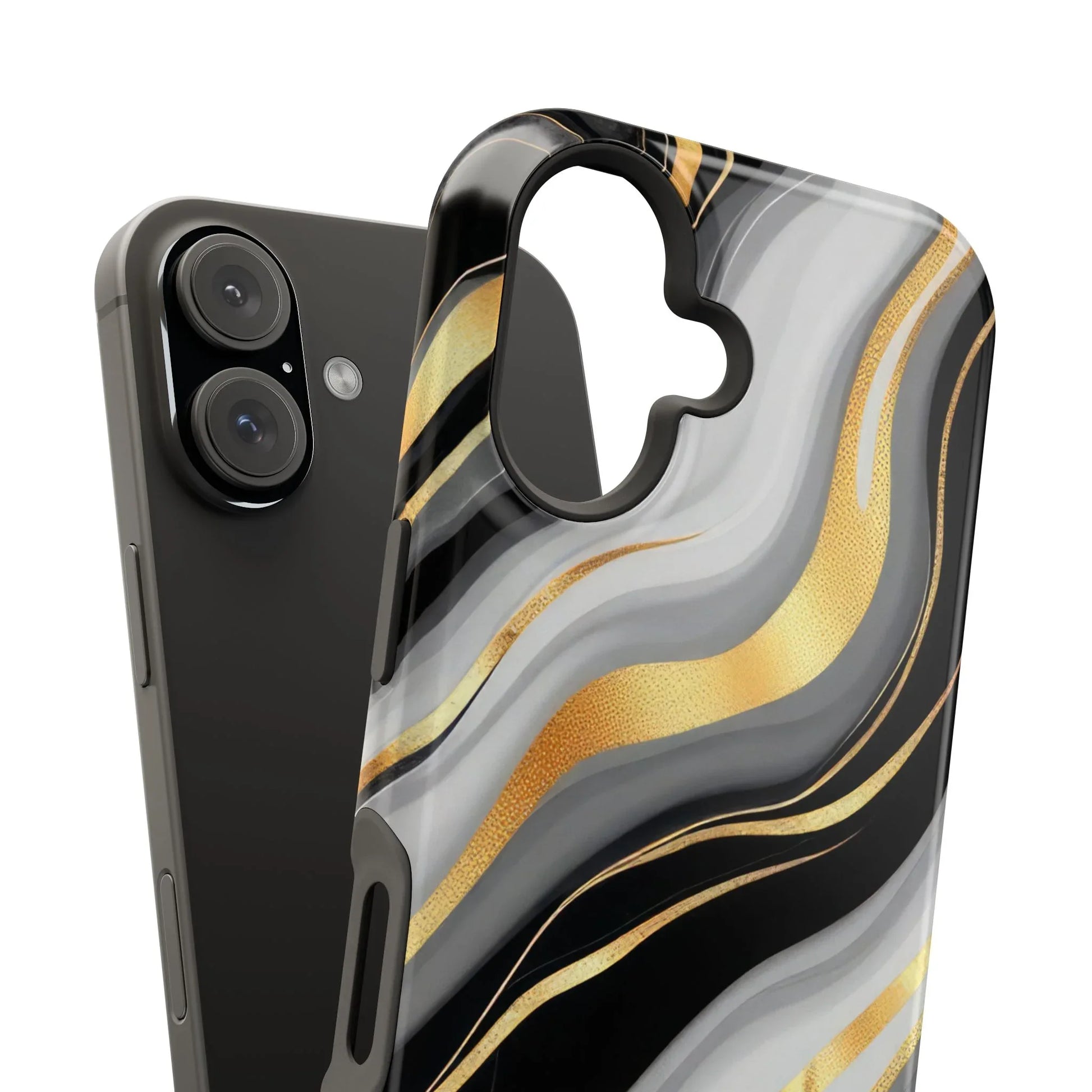 Modern Marble Flow Phone Case for iPhone 11-17 - KARARMDESIGN