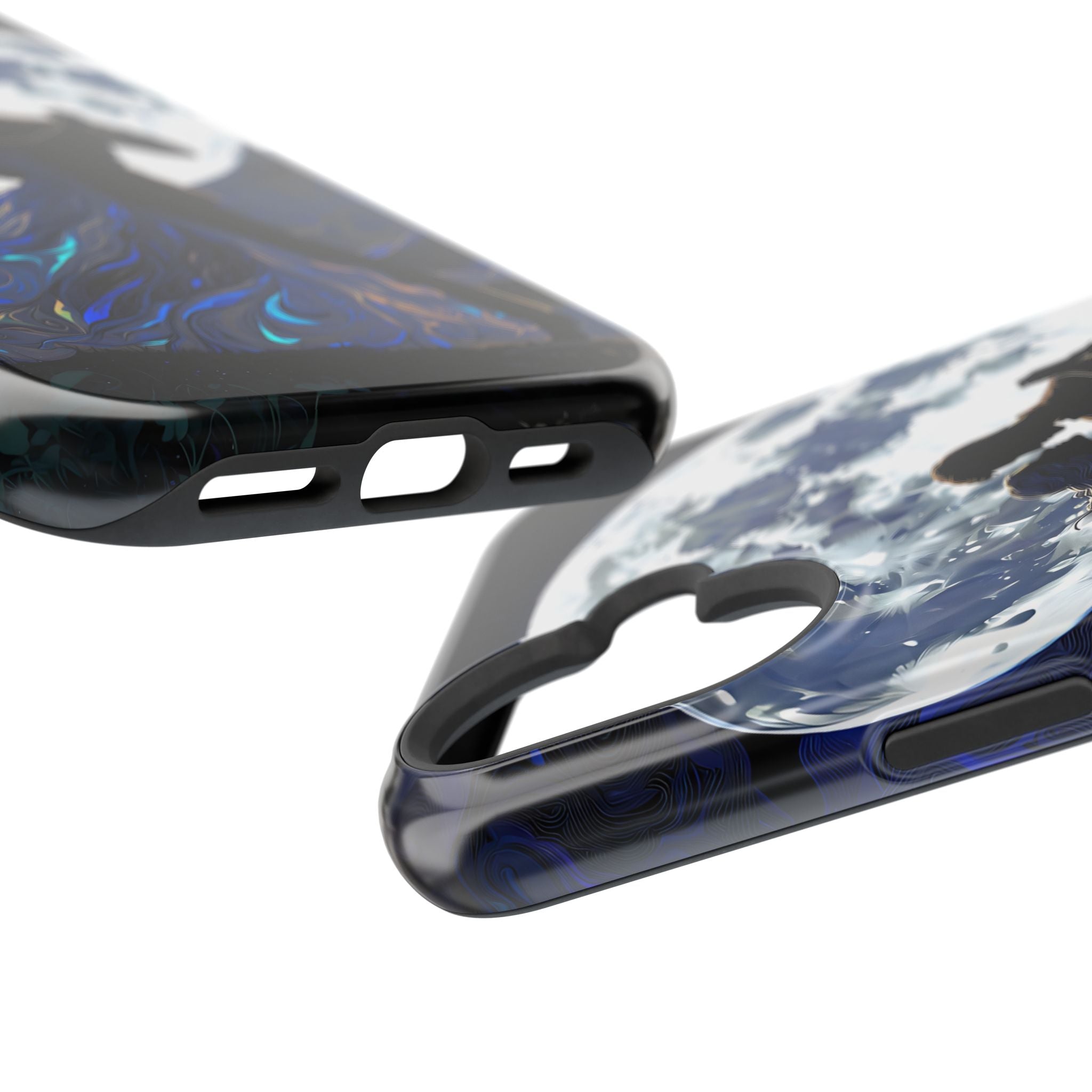 Romantic Moonlight Dance Magnetic Phone Case – iPhone 15–17 & Samsung Galaxy S26