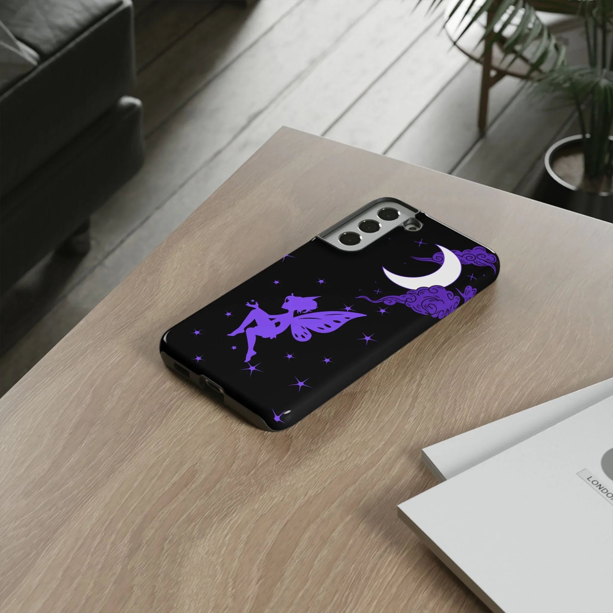 Moonlit Fairy Phone Case for iPhone 8-16 and Galaxy S10-S23 - KARARMDESIGN