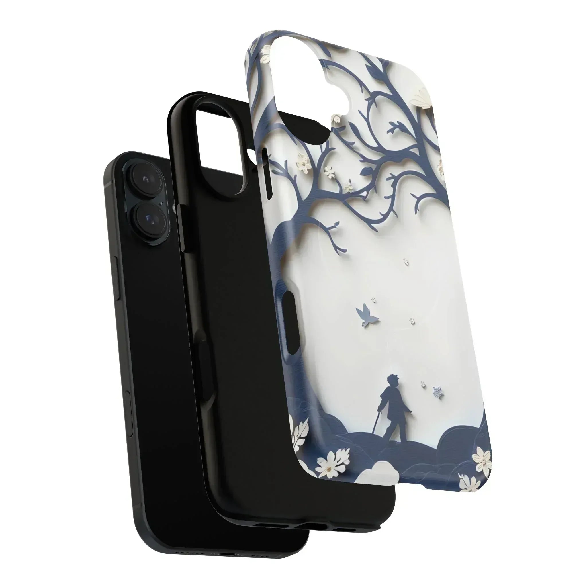 Nature Silhouette Phone Case for iPhone 14-16 - KARARMDESIGN