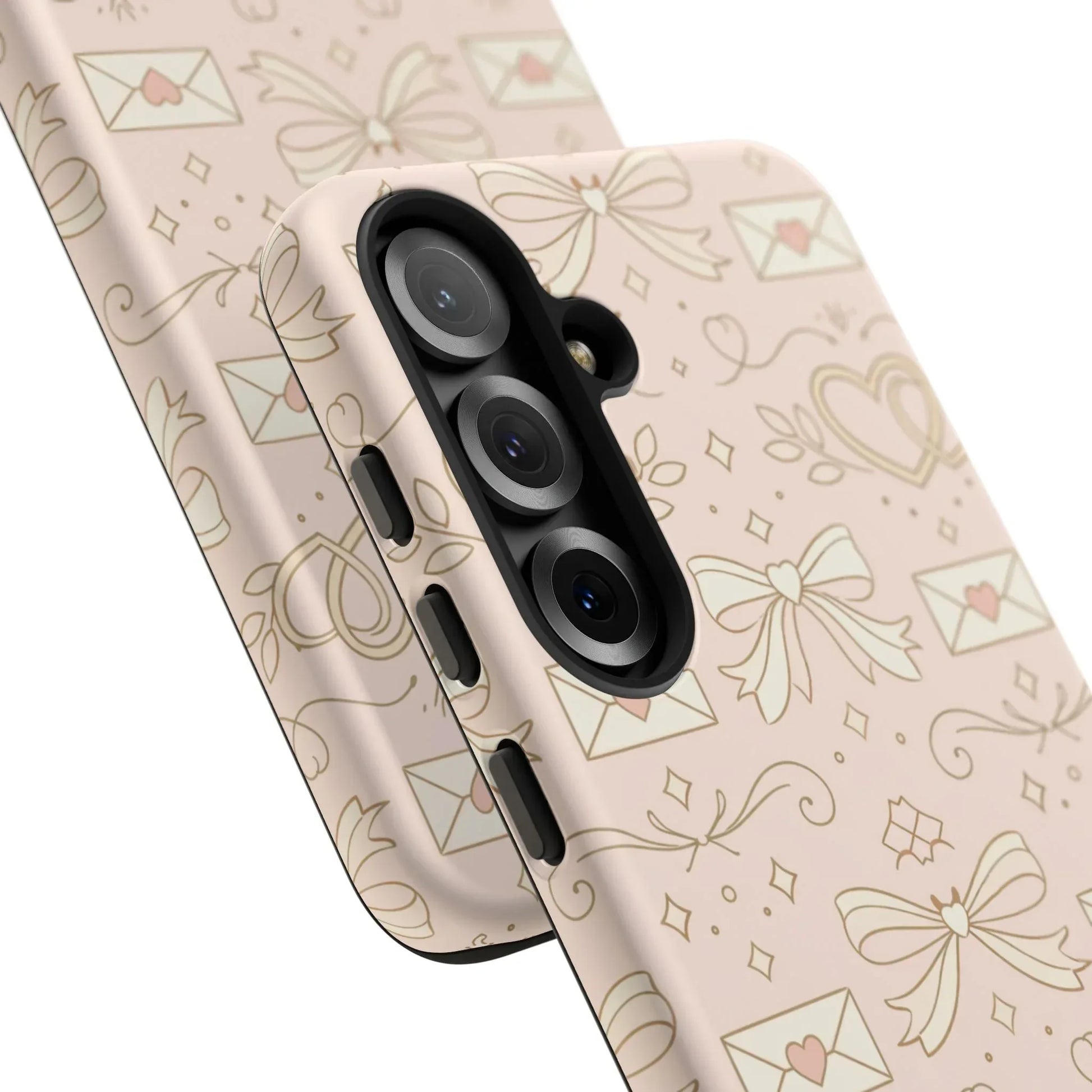 Sweet Romance Tough Phone Case for iPhone 11–17 & Galaxy S10–S25 - KARARMDESIGN