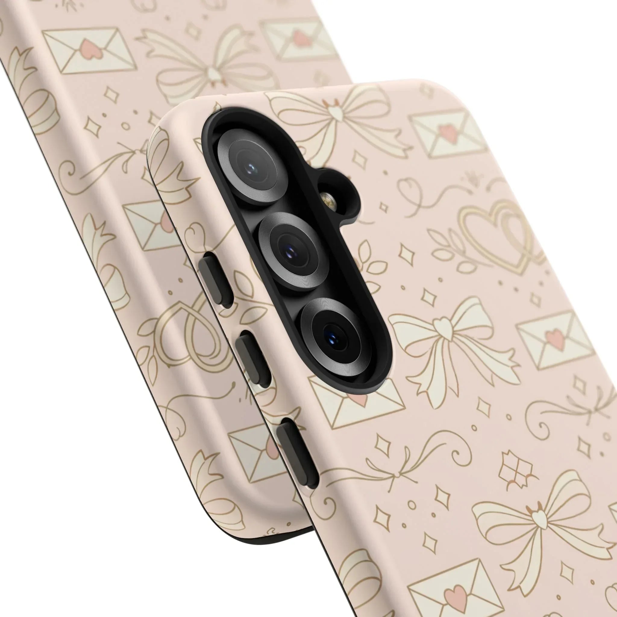 Sweet Romance Tough Phone Case for iPhone 11–17 & Galaxy S10–S25 - KARARMDESIGN