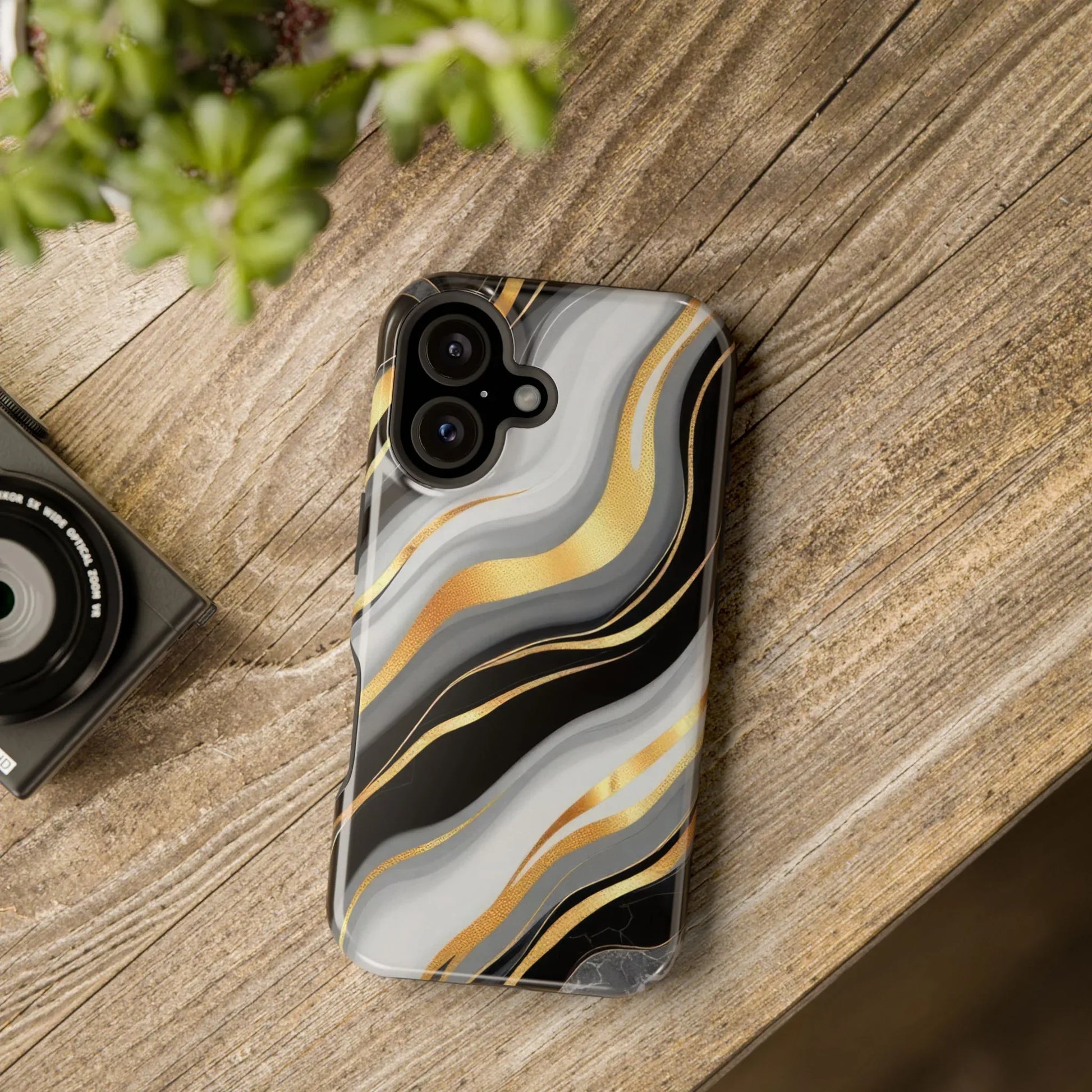 Modern Marble Flow Phone Case for iPhone 11-17 - KARARMDESIGN