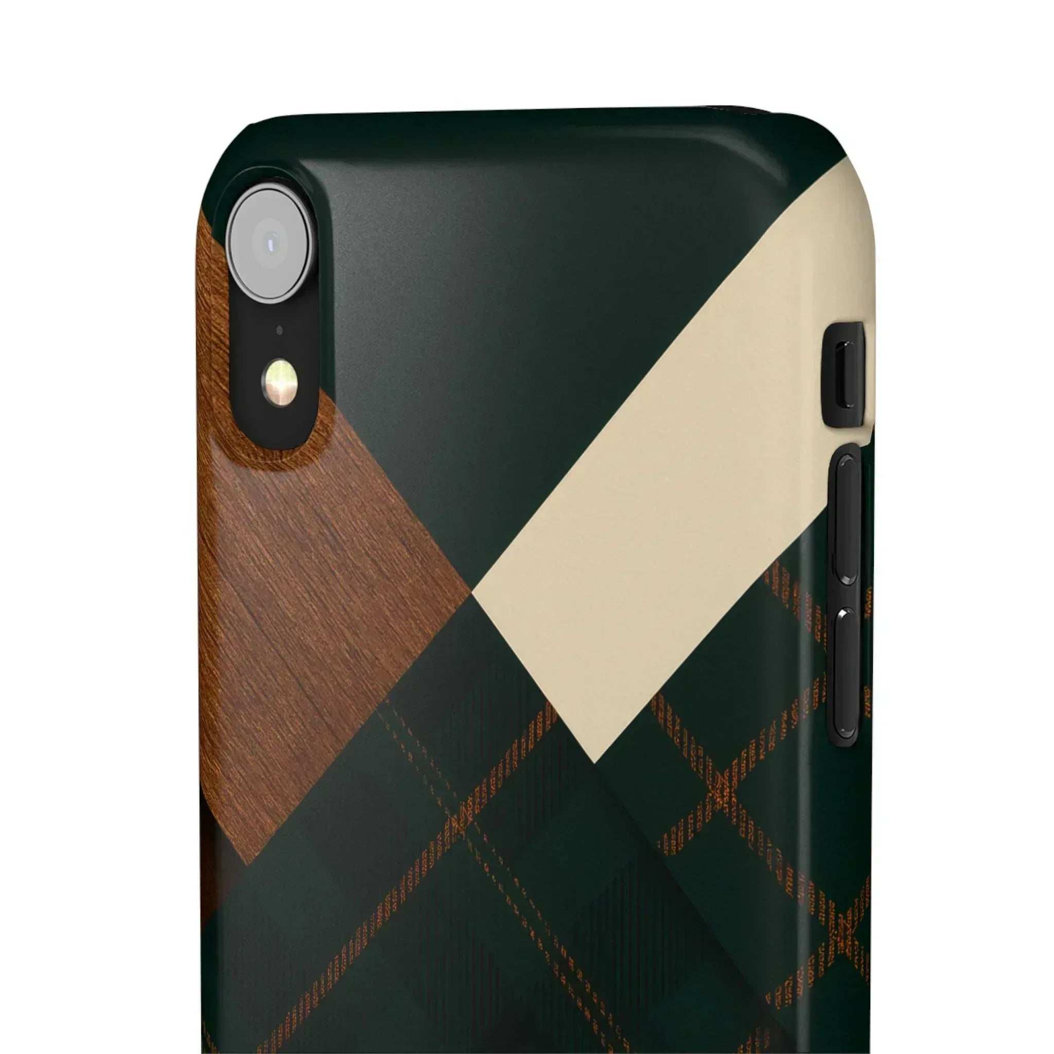Rustic Green Phone Case for iPhone 8-16 and Galaxy S20-S24 - KARARMDESIGN