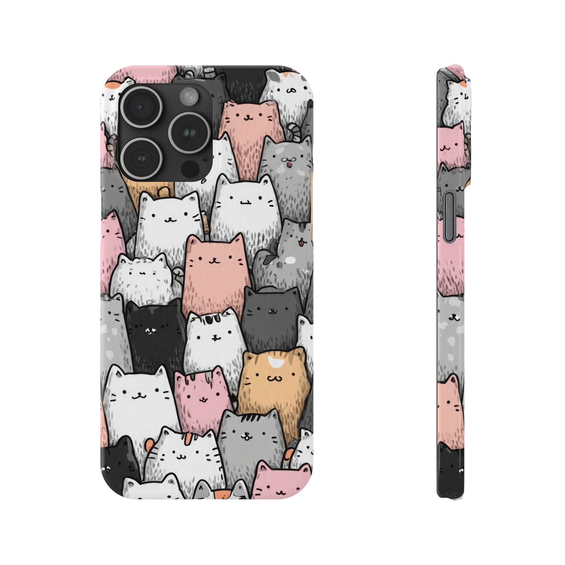 Cat Carnival Phone Case for iPhone 11-17 Models - KARARMDESIGN
