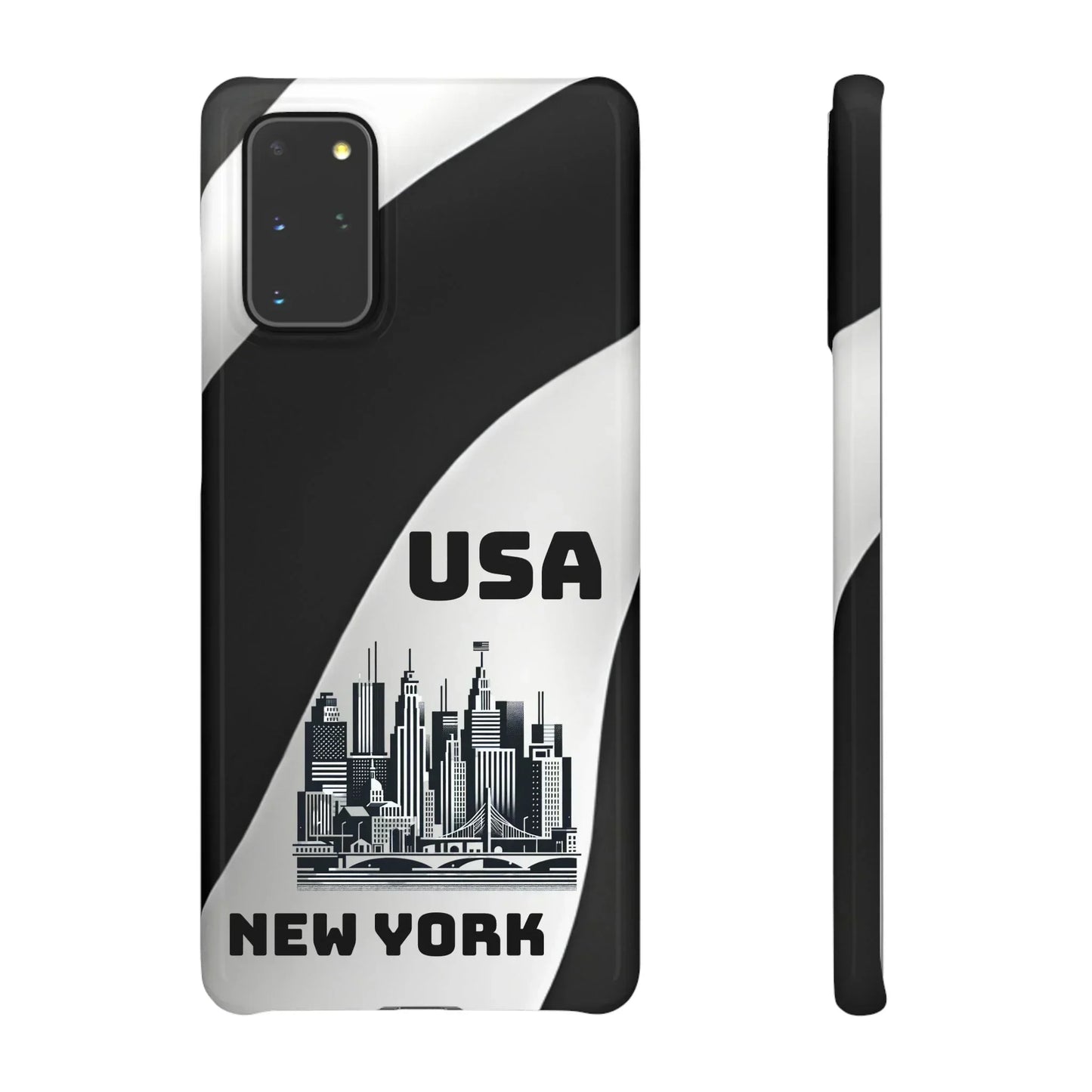 Monochrome New York City Skyline Phone Case for iPhone, Galaxy & Pixel - KarArmDesign