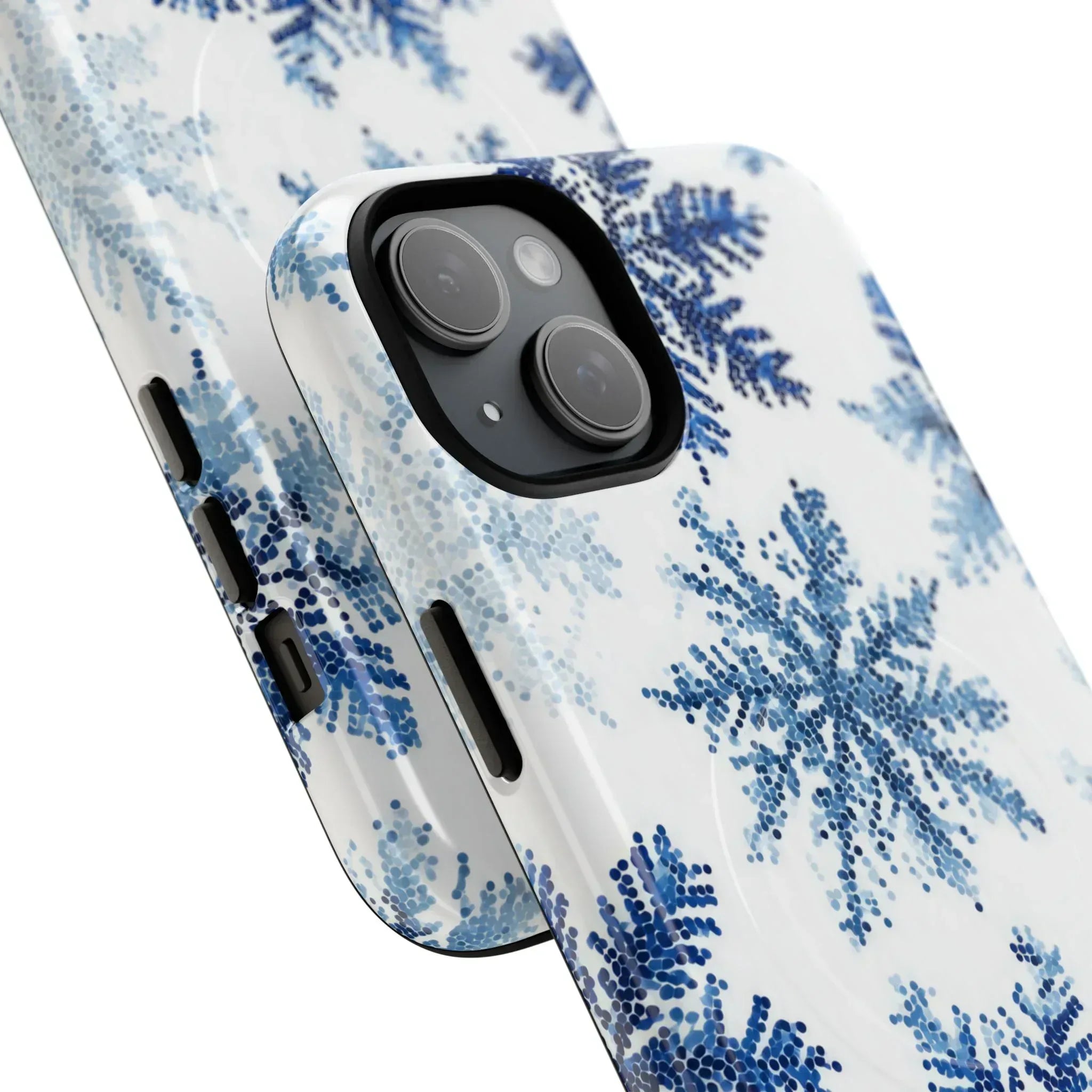 Snowflake Elegance Phone Case for iPhone 13-17 - KARARMDESIGN