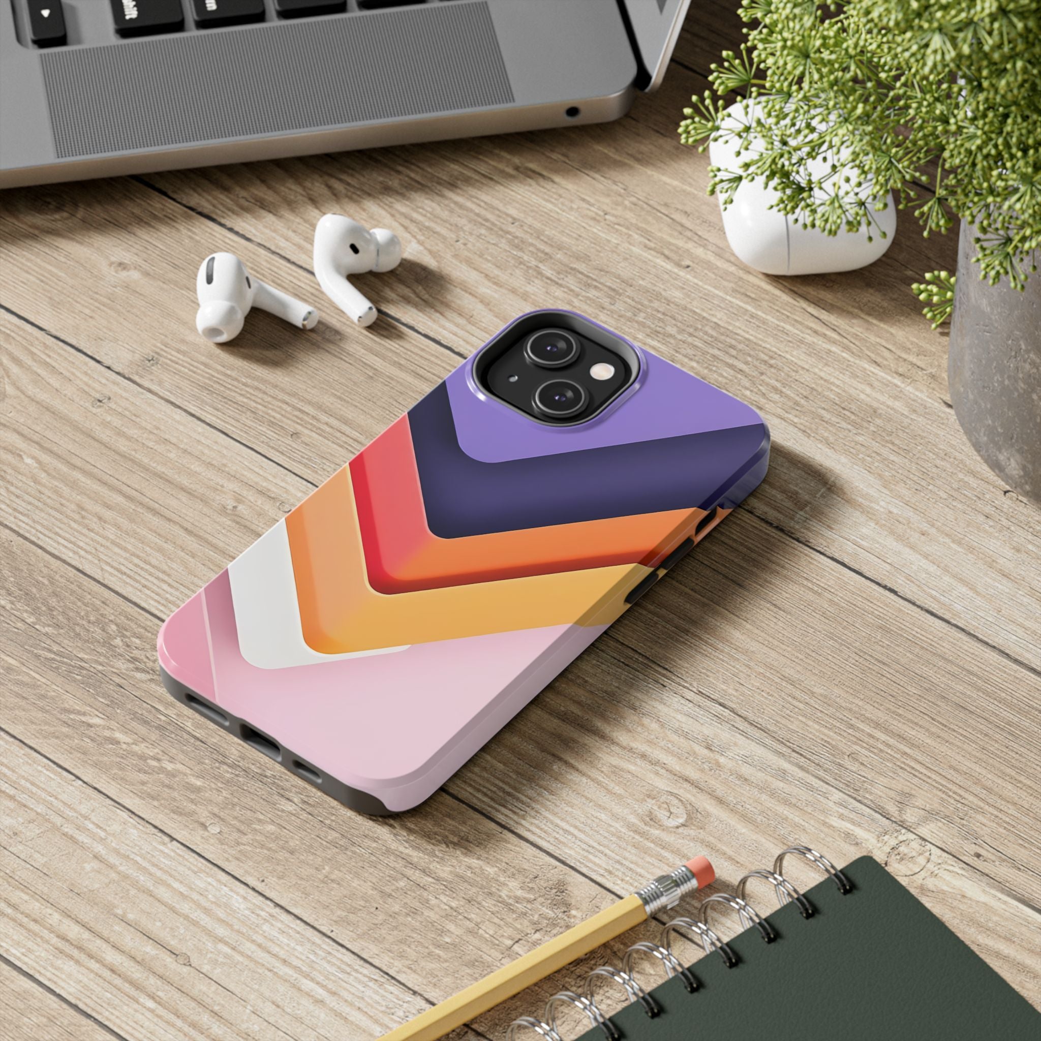 Geometric Chevron Tough Case for iPhone & Samsung Galaxy