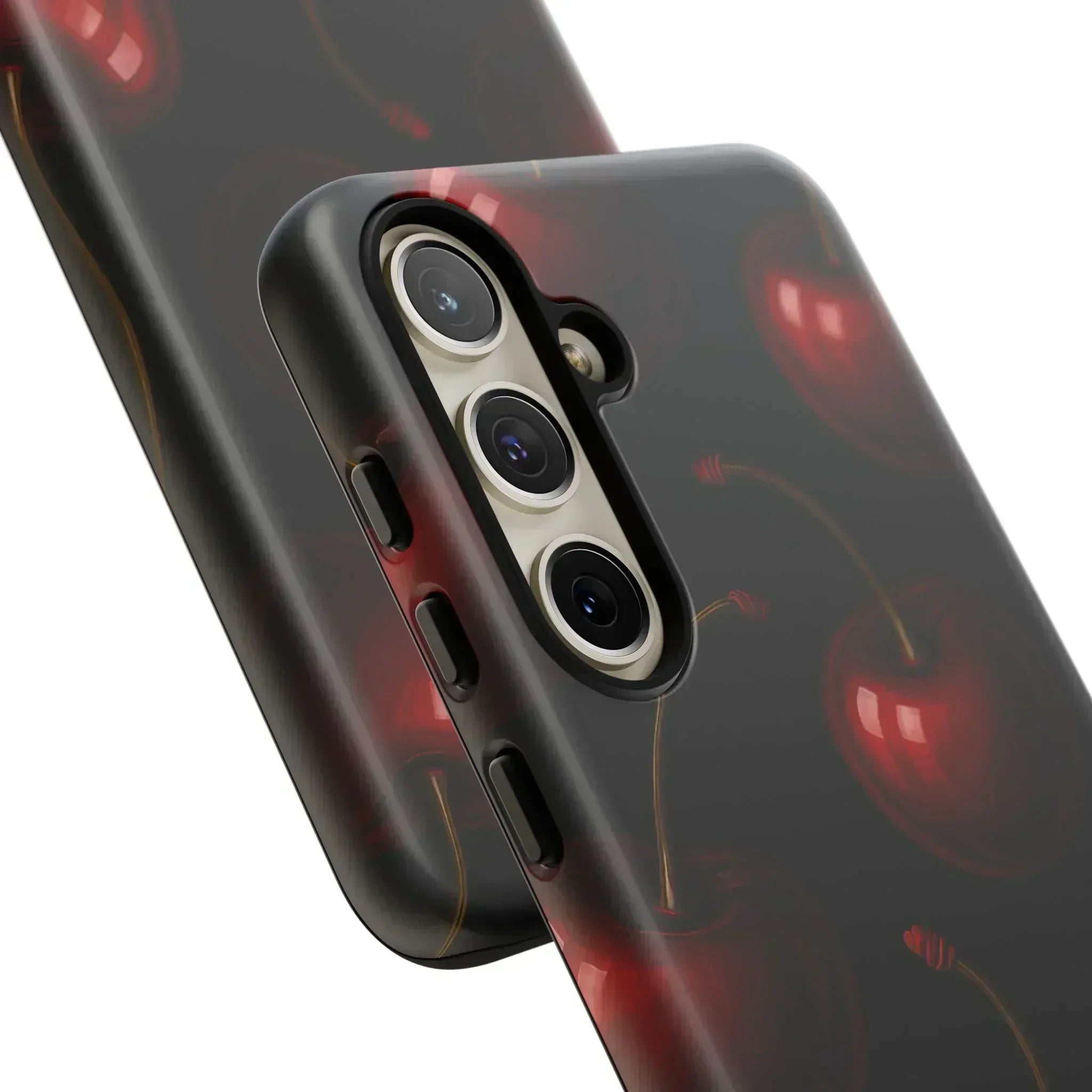 Cherry Phone Case for iPhone X-16 and Galaxy S20-S25 - KARARMDESIGN