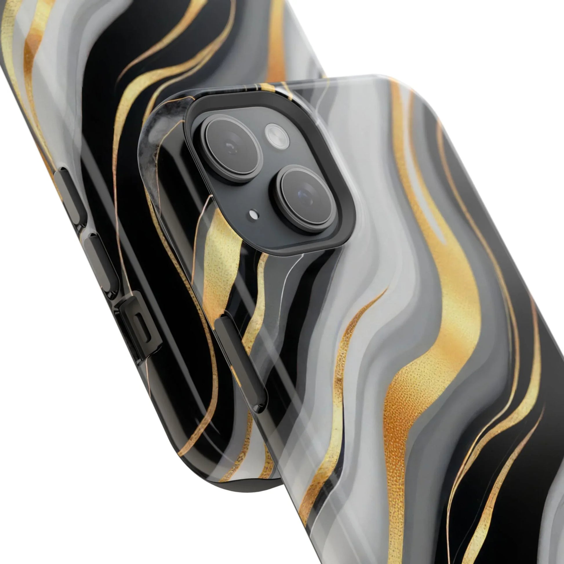 Modern Marble Flow Phone Case for iPhone 11-17 - KARARMDESIGN
