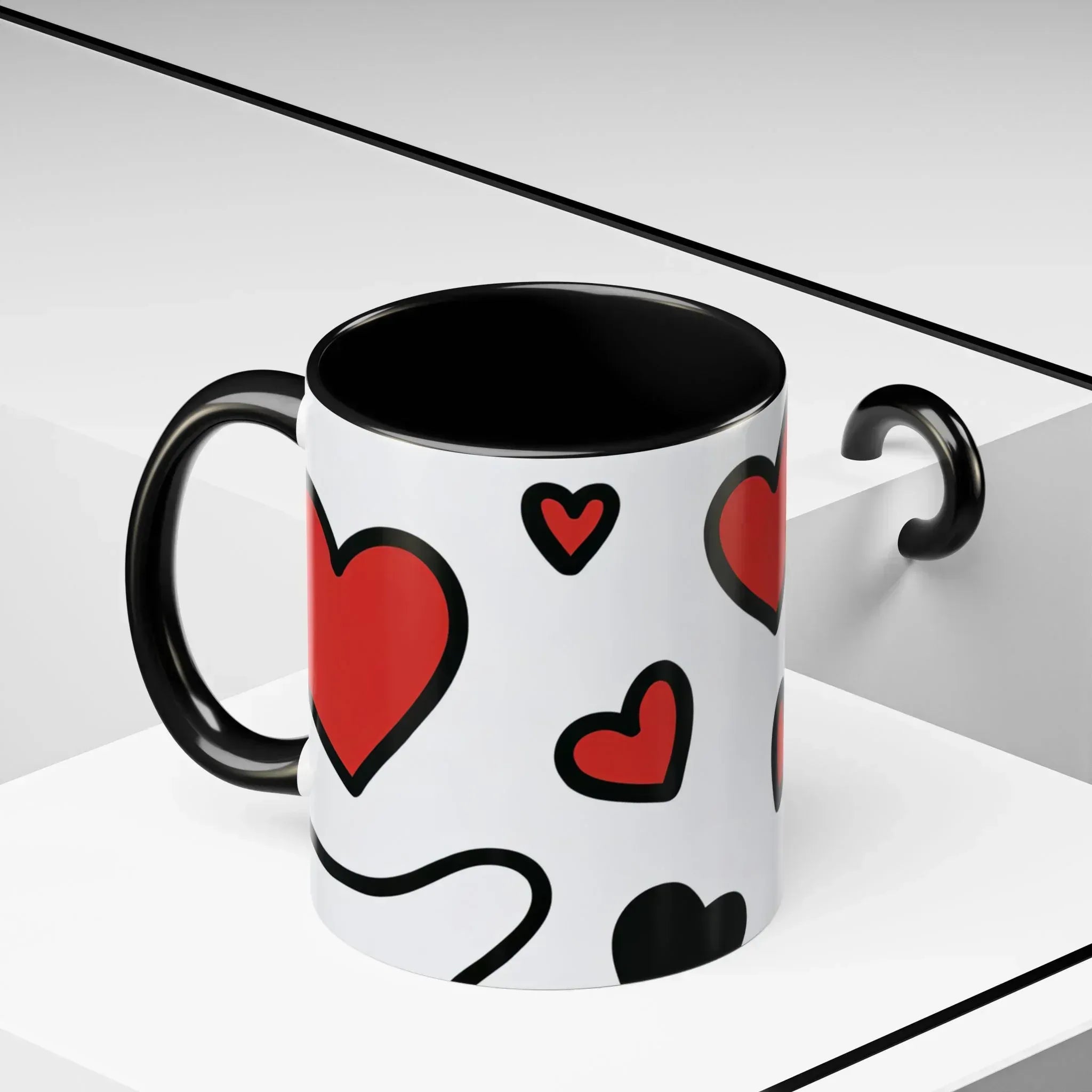 Love Overflow Mug – Accent Coffee Mug (11, 15oz) - KARARMDESIGN