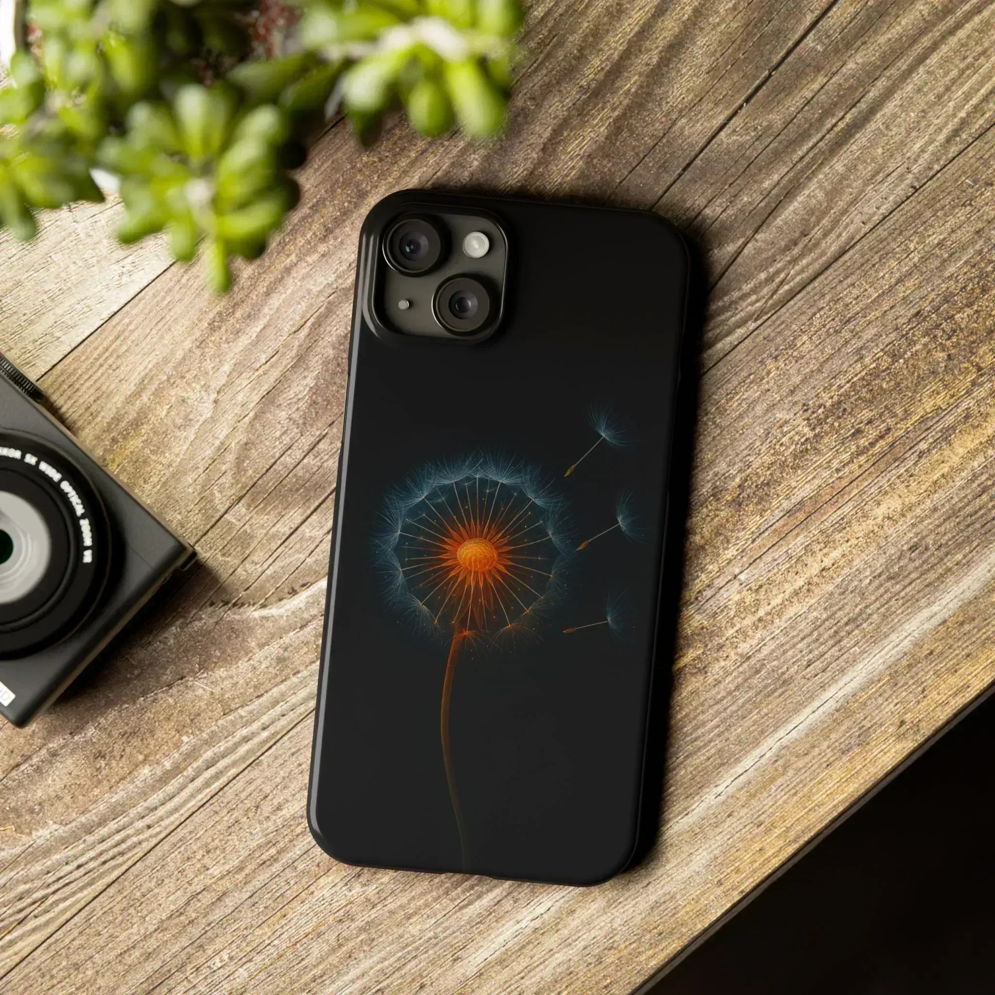 Glowing Dandelion Phone Case for iPhone 11-16 - KARARMDESIGN