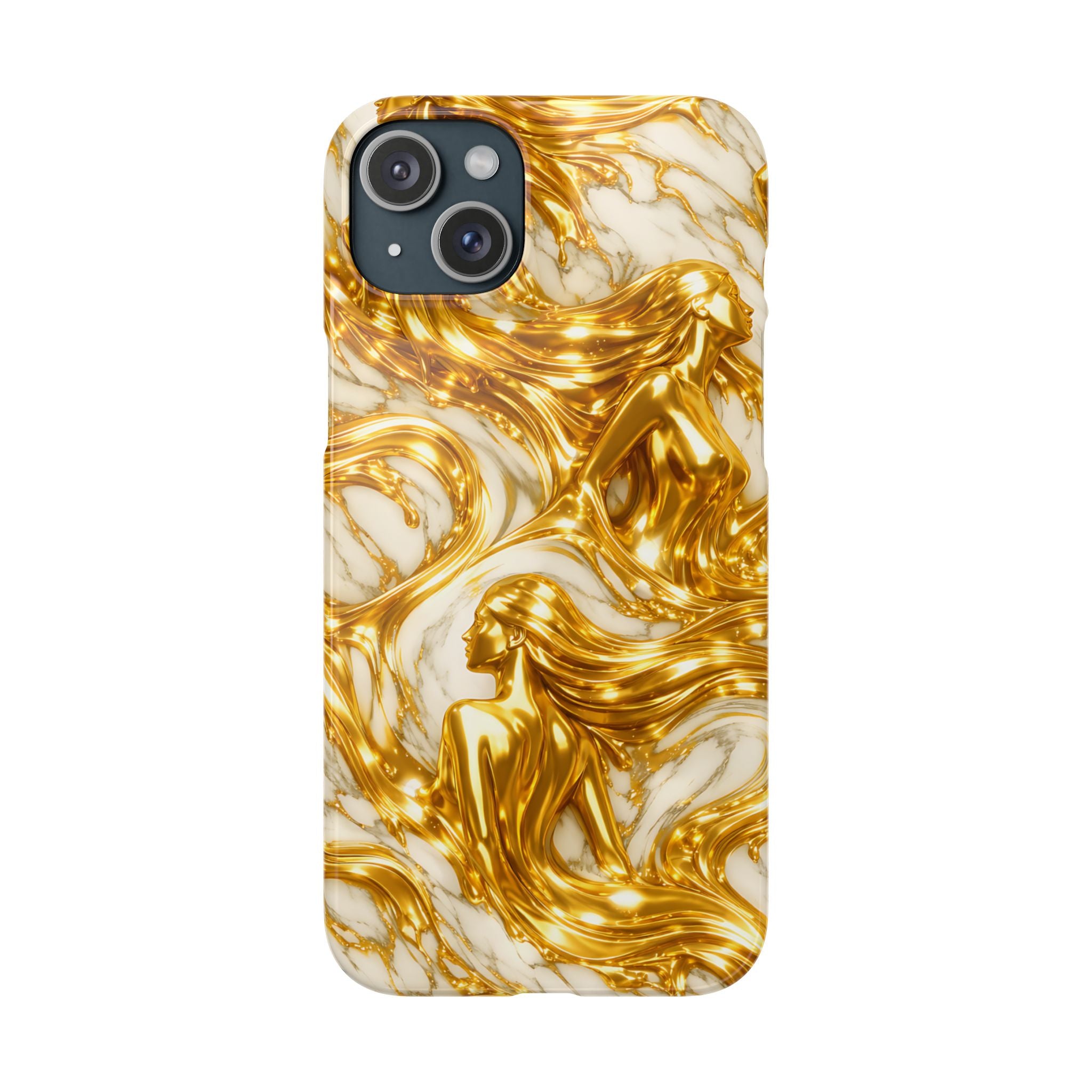 Divine Gold Woman Snap Phone Case for iPhone & Galaxy