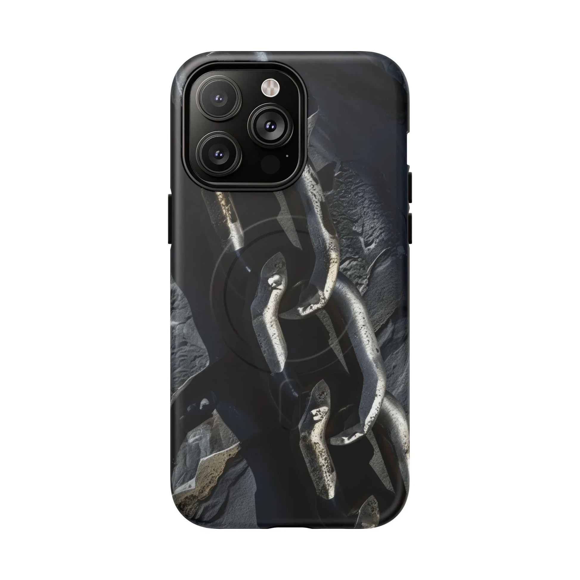“Iron Chain” Tough Magnetic Phone Case for iPhone 13-17 - KARARMDESIGN