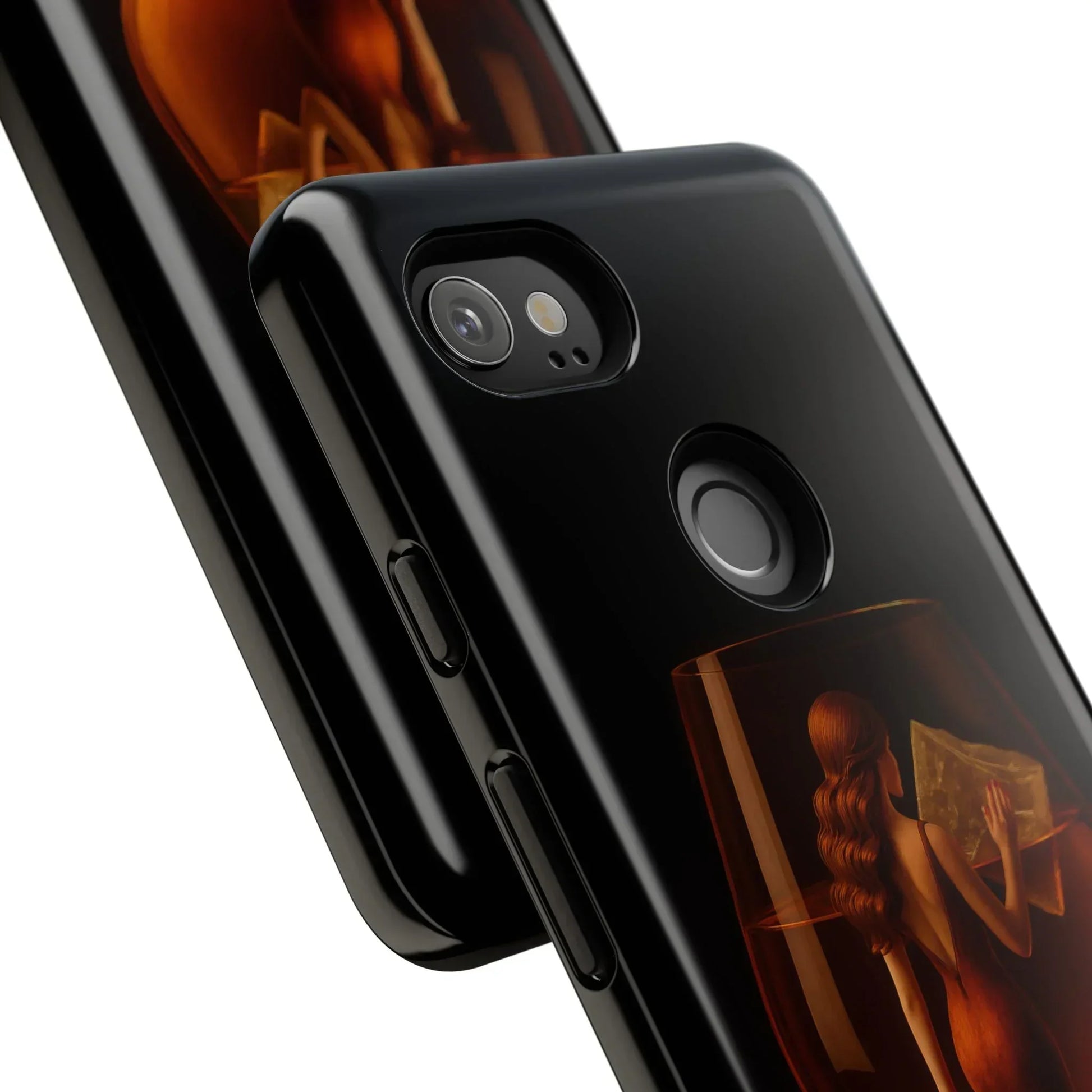Elegant Midnight Lady Phone Case for iPhone 8-16 and Google Pixel up to 9 Models - KarArmDesign