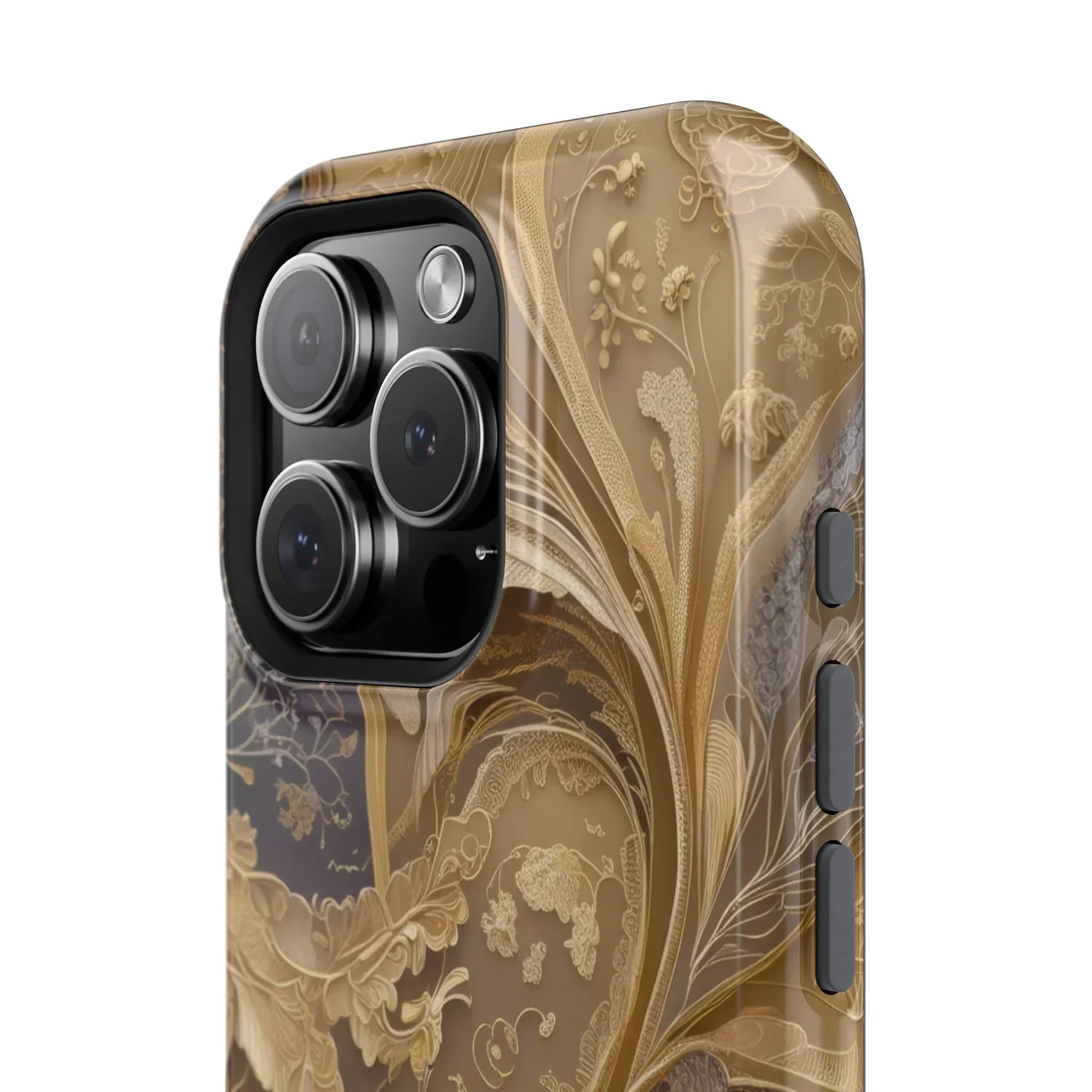 Botanical Luxury Design Impact-Resistant Phone Case for iPhone 12-16 and Galaxy S21-S22 Models - KarArmDesign
